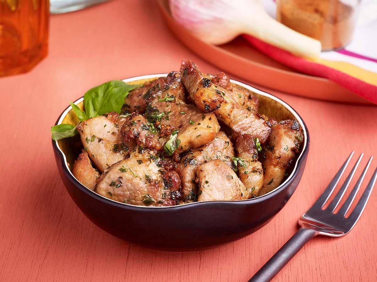 Schweinekoteletts auf spanische Art - Rezepte Actifry Express XL | Tefal