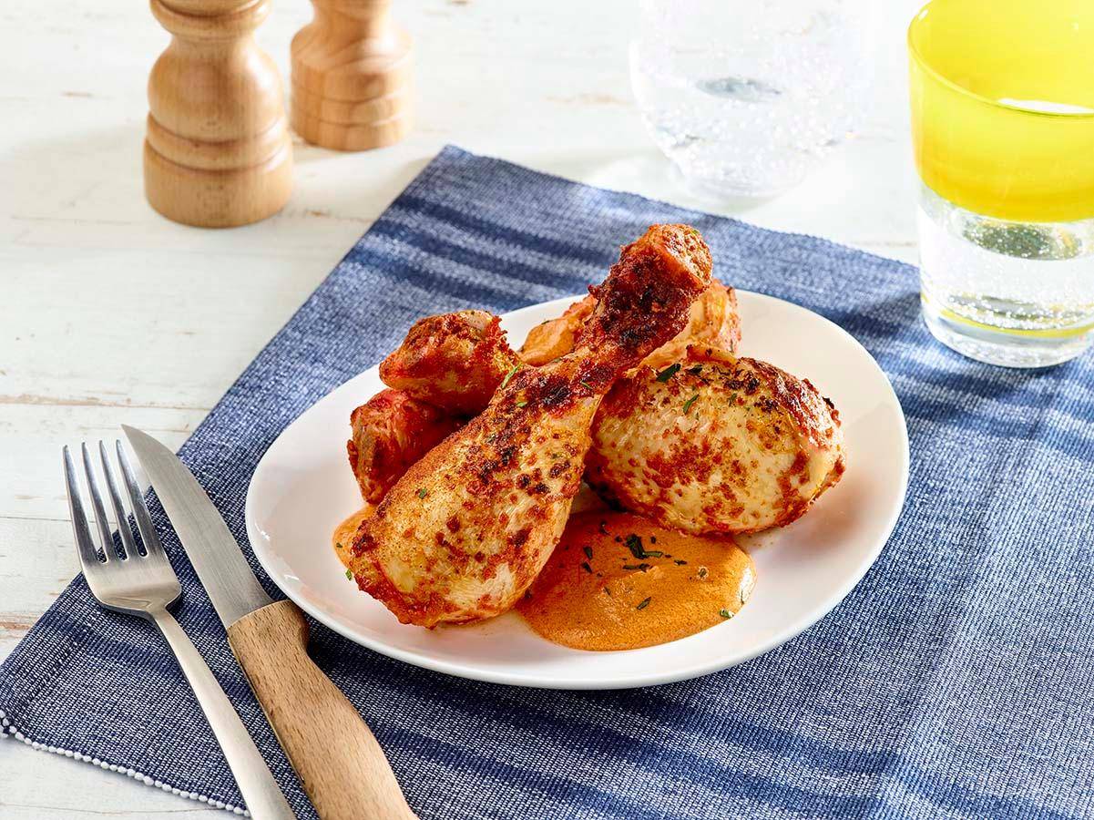 Paprika-Hähnchenkeulen - Rezepte Actifry Genius | Tefal