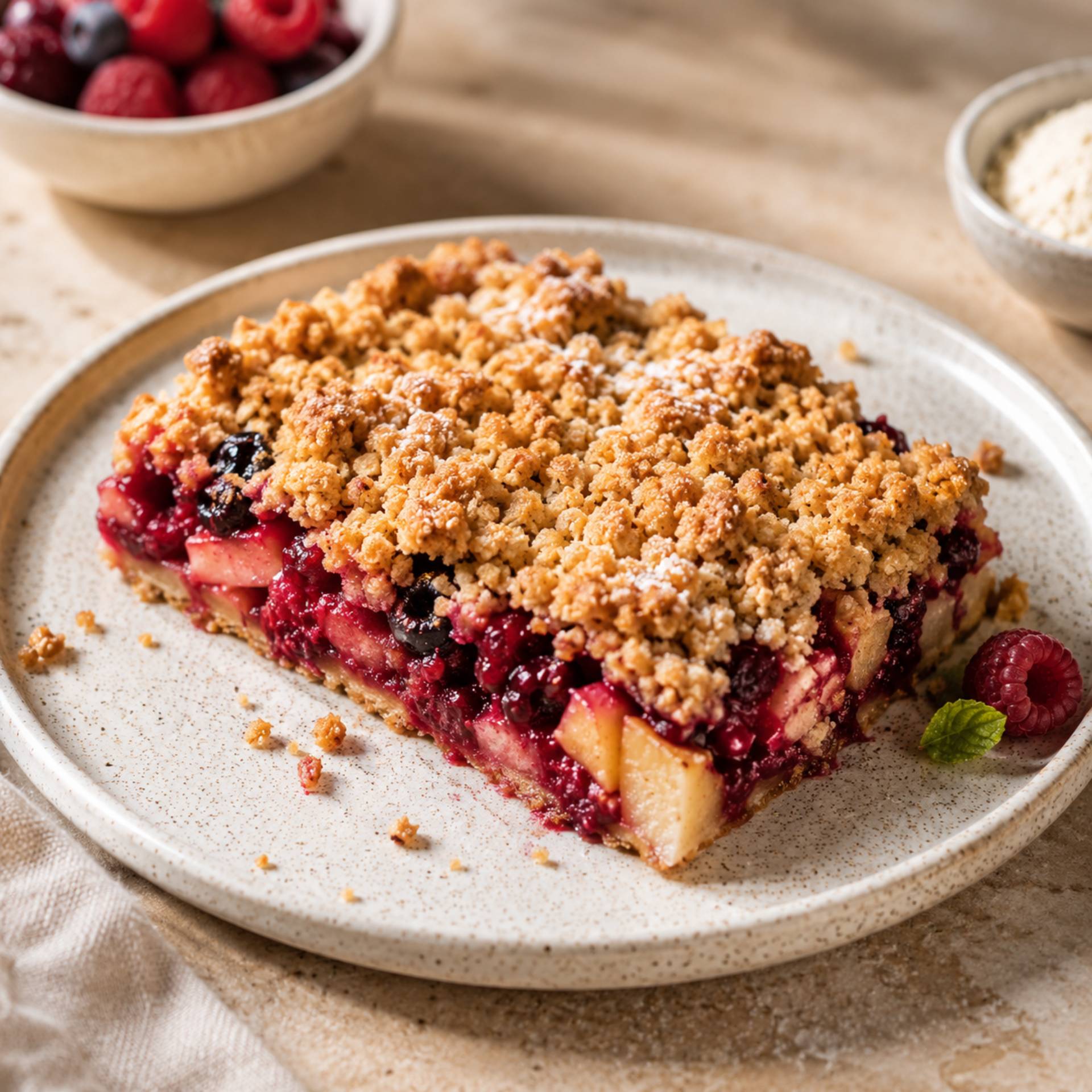 Beeren-Crumble - Rezepte Crisp&Go 3P | Tefal