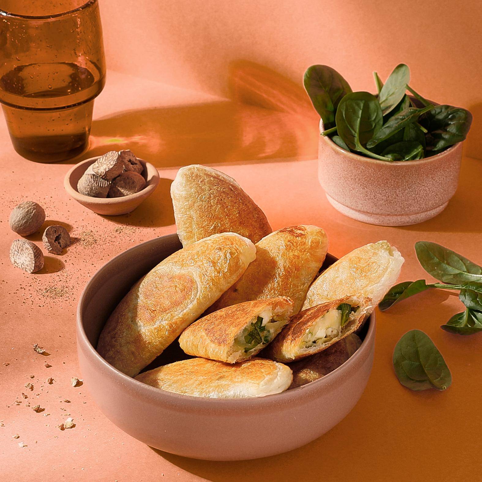 Spinat und Käse-Taschen - Rezepte Snack Collection MECHANICAL | Tefal