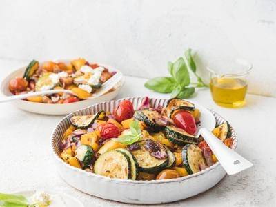 Gemüse nach mediterraner Art - Rezepte Easy Fry Mega | Tefal