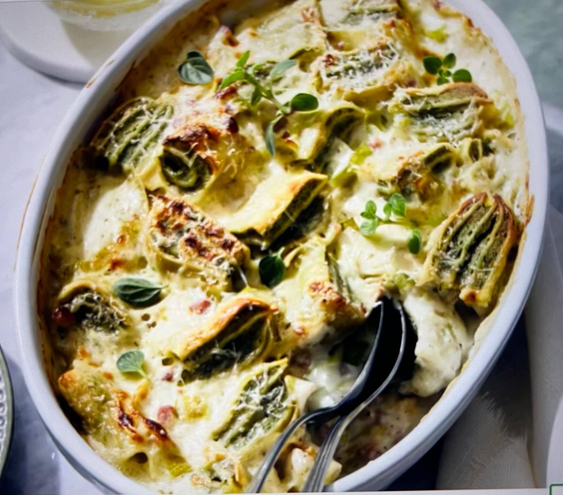 Maultaschen-Auflauf - Rezepte OptiGrill 4in1 | Tefal