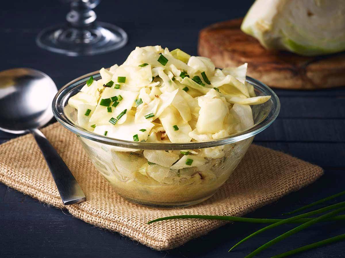 Gerührter Chinakohl mit Senf und Schnittlauch - Rezepte Actifry Genius | Tefal