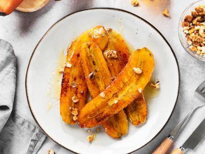 Karamellisierte Bananen - Rezepte Easy Fry Max | Tefal