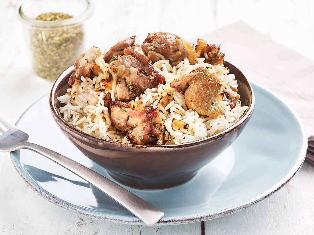 Gerührtes mediterranes Hähnchen - Rezepte Actifry Genius | Tefal