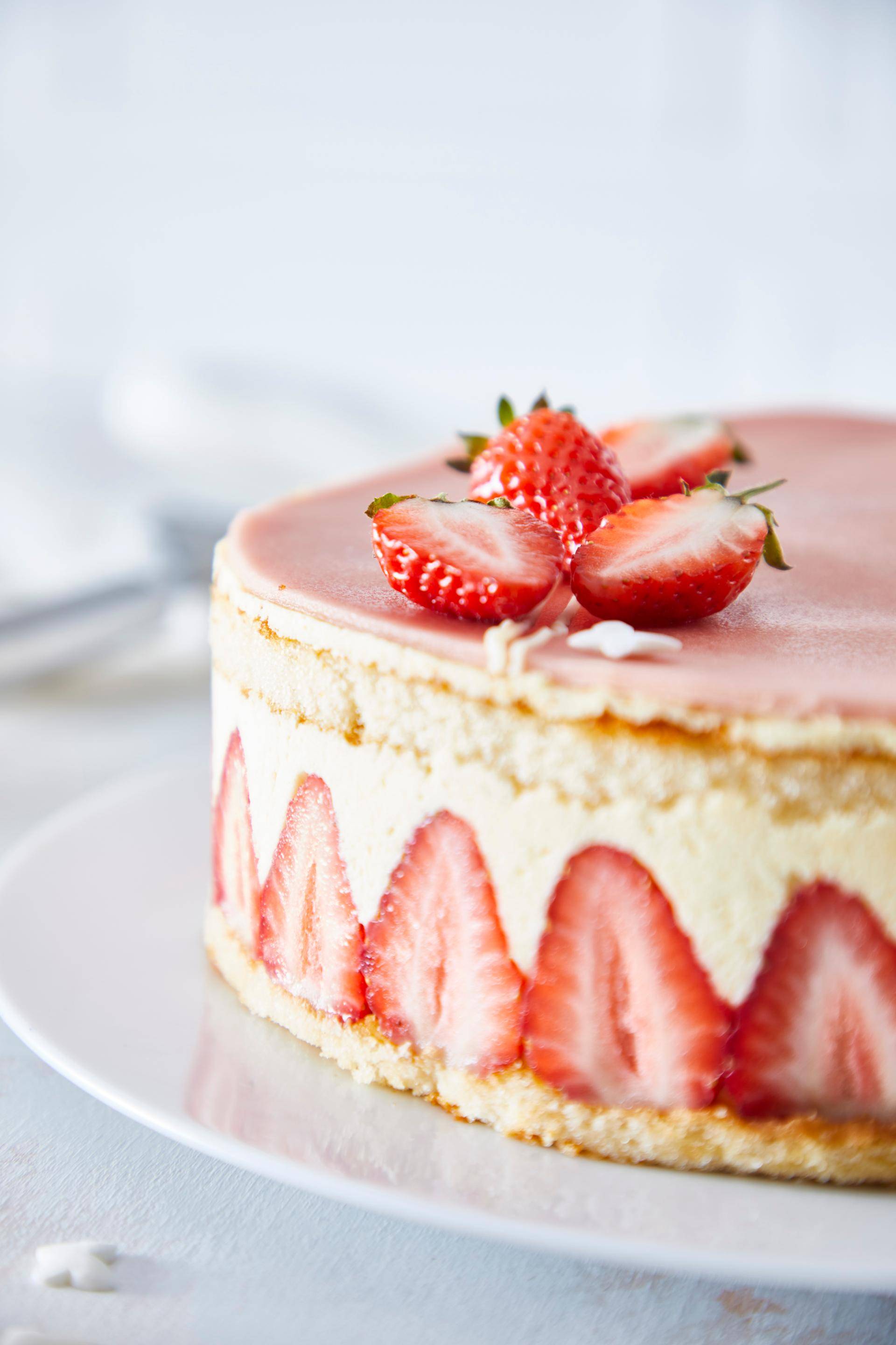 Erdbeer-Sahne-Torte - Rezepte Kitchen Machines Touch/Touch + | Tefal