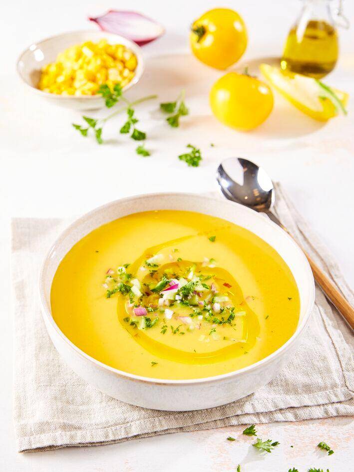 Gekühlte Sommergemüsesuppe - Rezepte Perfectmix + | Tefal