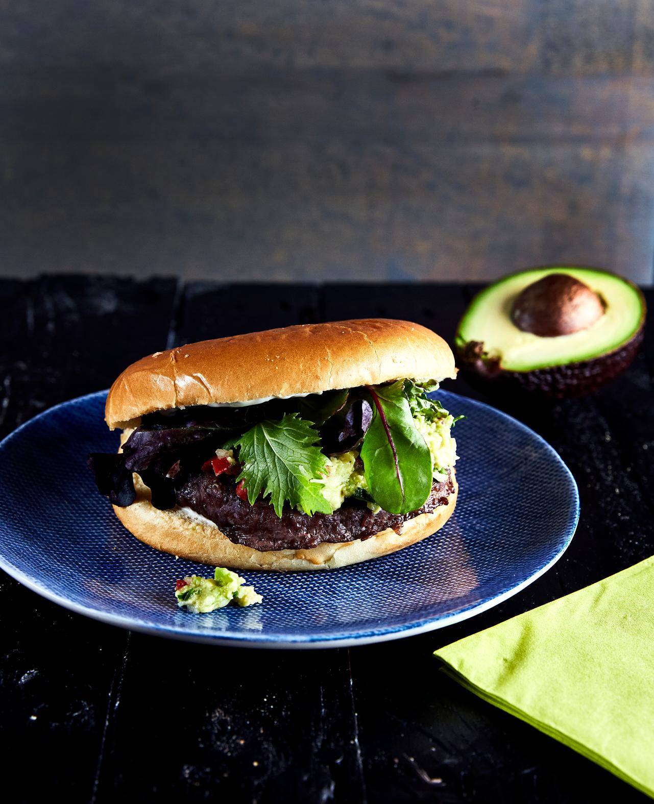 Guacamole-Burger - Rezepte OptiGrill | Tefal