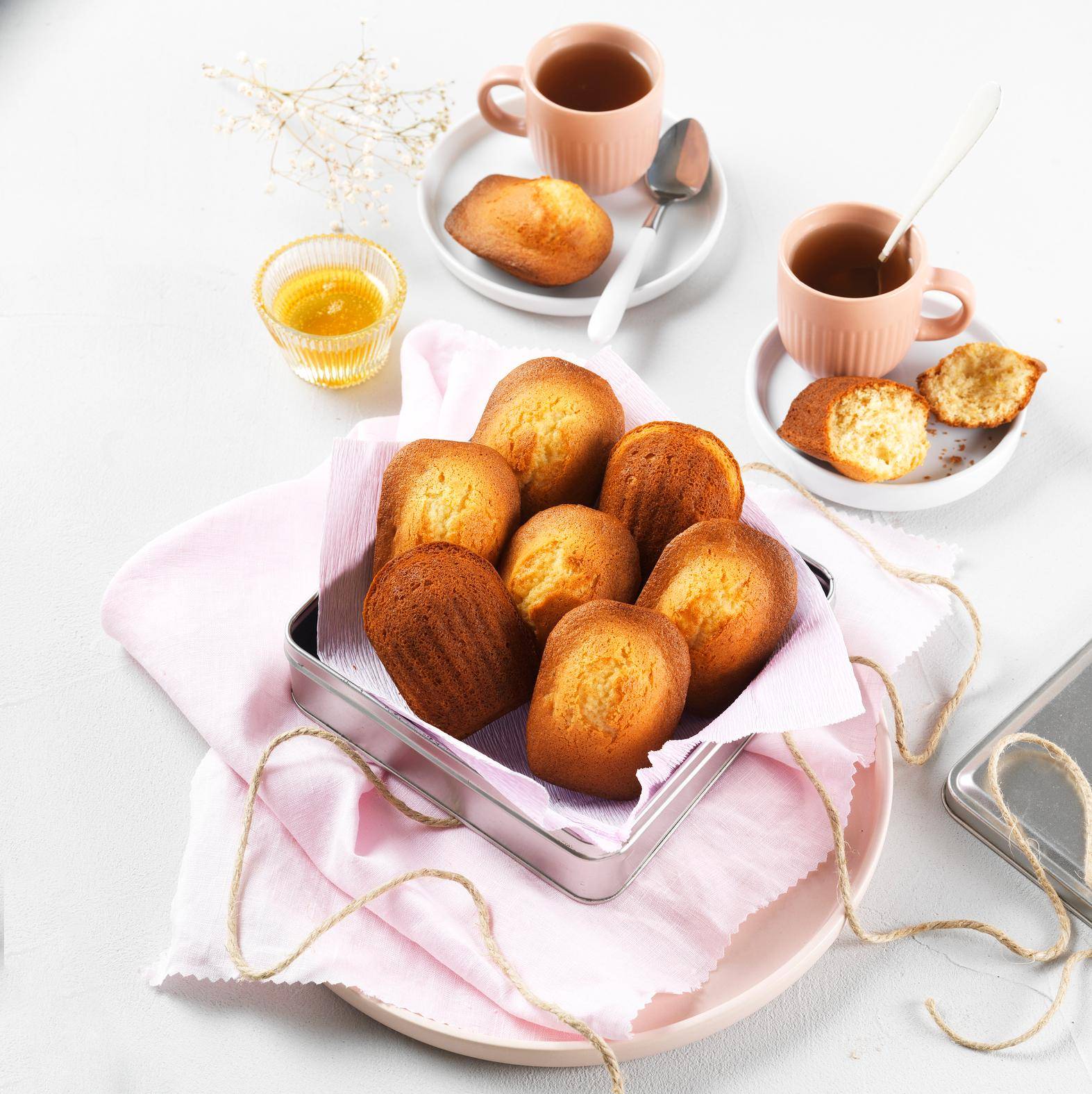 Mini-Madeleines mit Orangen und Mandeln - Rezepte Snack Collection MECHANICAL | Tefal