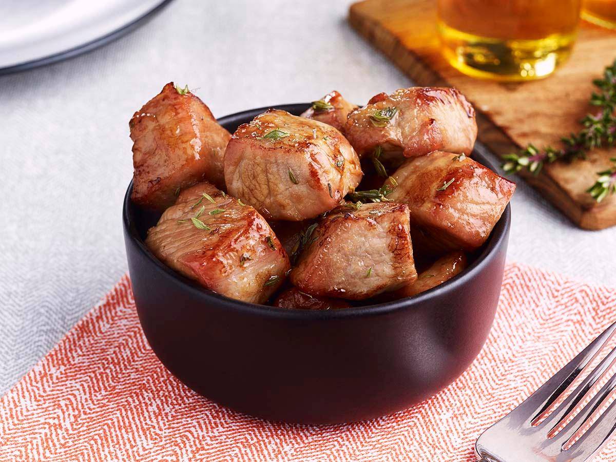 Karamellisiertes Schweinefleisch - Rezepte Actifry Express 1kg | Tefal