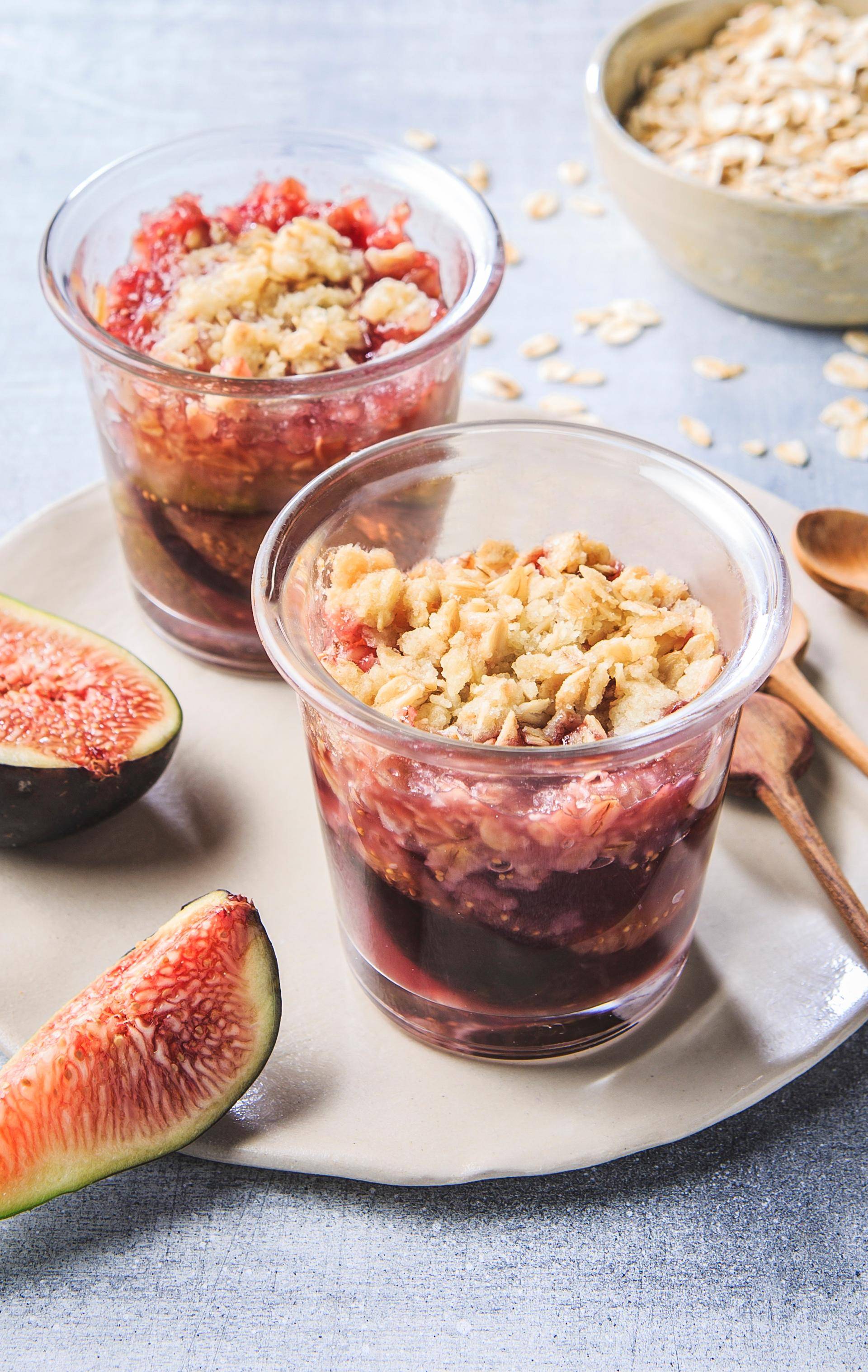 Gerösteter Feigen-Crumble - Rezepte Easy fry Silence XL / Essential XL | Tefal