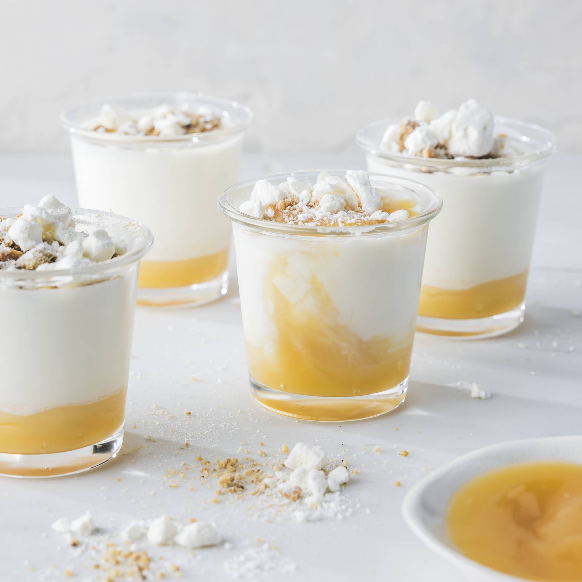 Zitronen-Tarte-Joghurt - Rezepte Easy fry Silence XL / Essential XL | Tefal