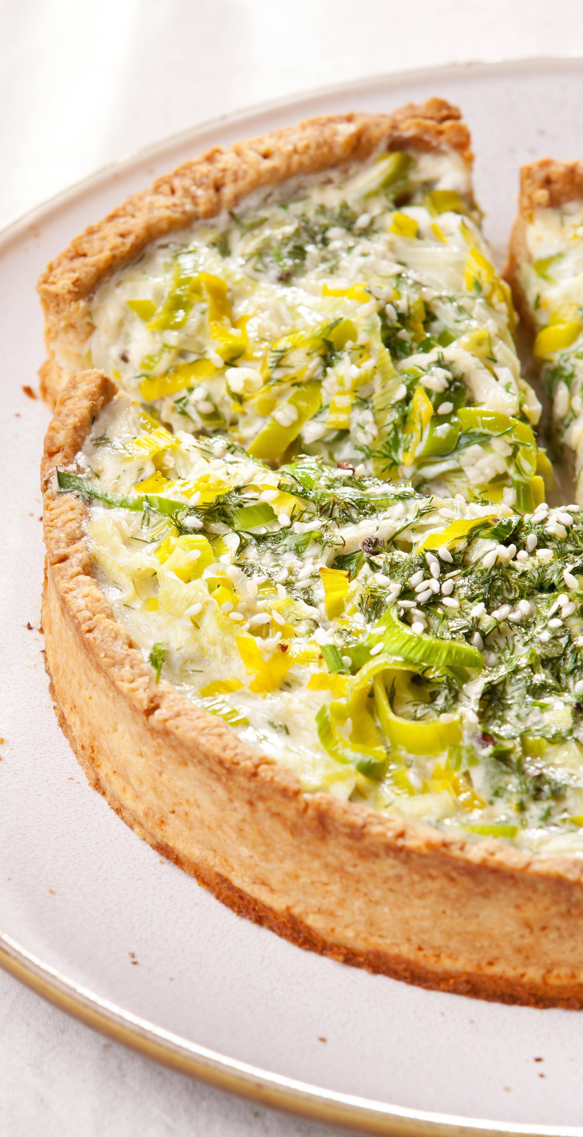 Quiche mit cremigem Lauch und Curry - Rezepte Kitchen Machines Touch/Touch + | Tefal