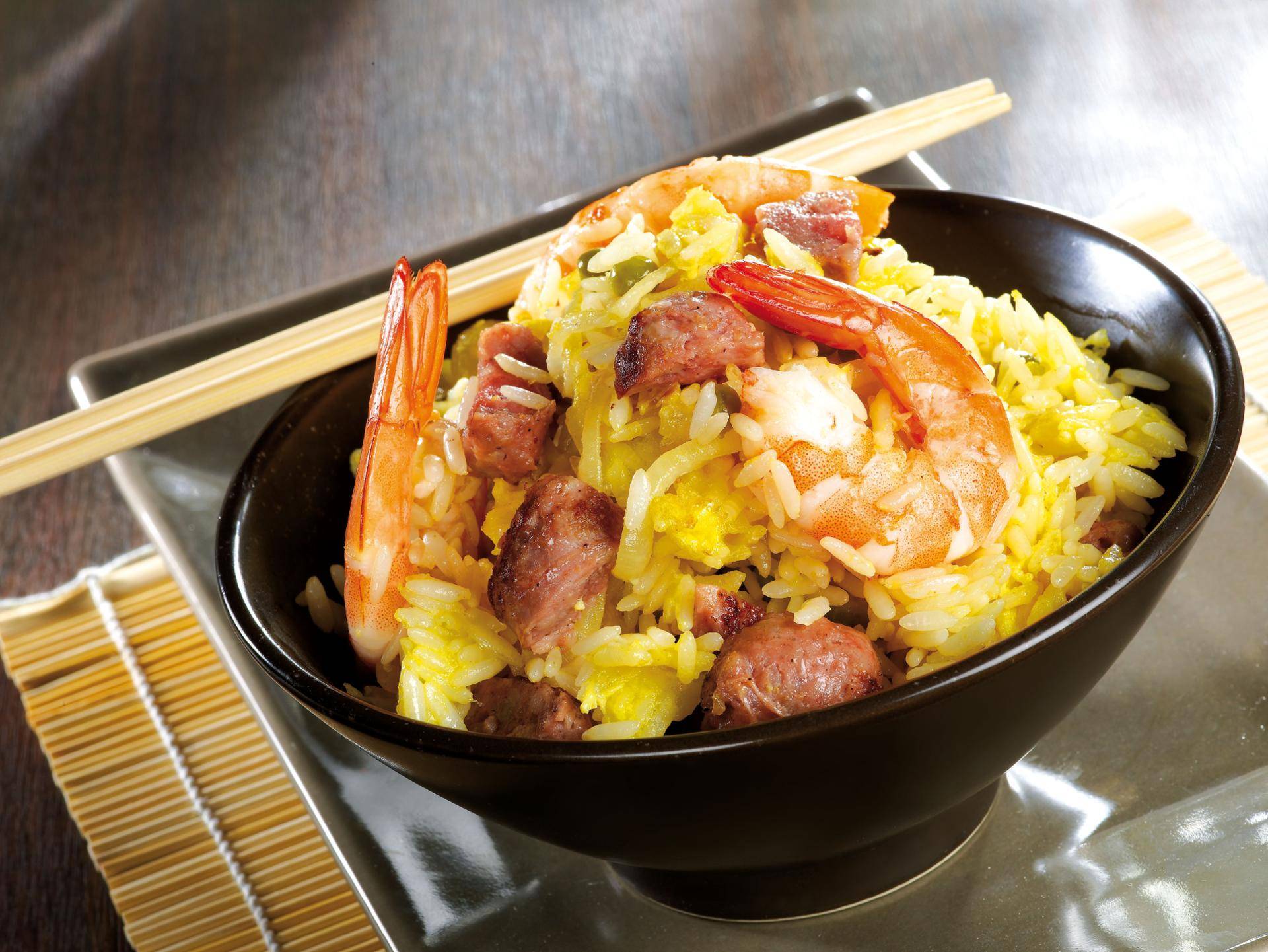 Reis auf kantonesische Art - Rezepte Actifry Express 1kg | Tefal