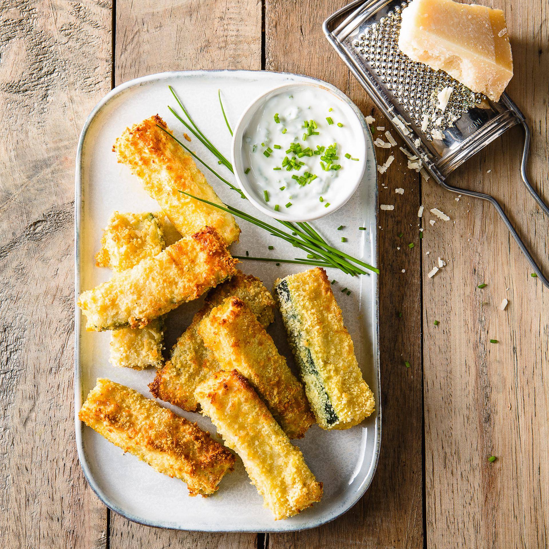 Parmesan-Zucchini-Sticks - Rezepte Actifry Genius XL | Tefal