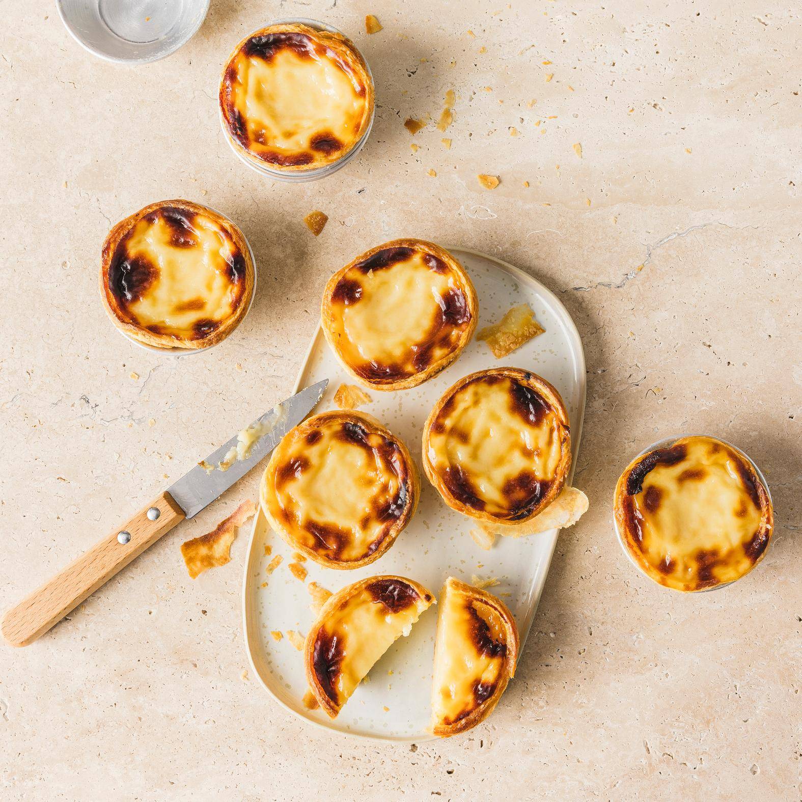 Pastéis de nata - Rezepte Kitchen Machines Touch/Touch + | Tefal