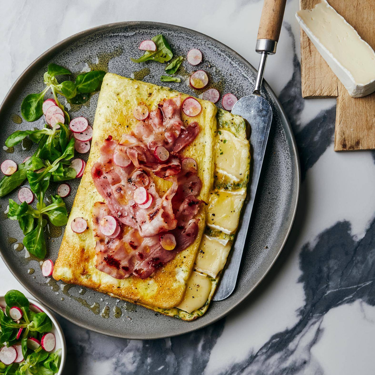 Omelette mit Brie und Speck - Rezepte OptiGrill 2in1 | Tefal