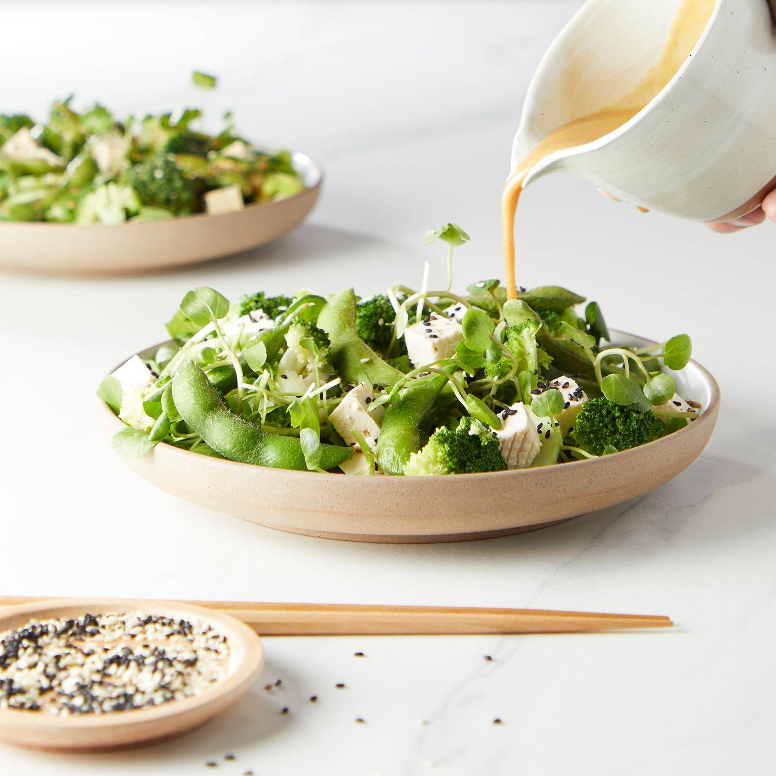 Tofu-Salat mit japanischem Dressing - Rezepte Perfectmix Cook | Tefal