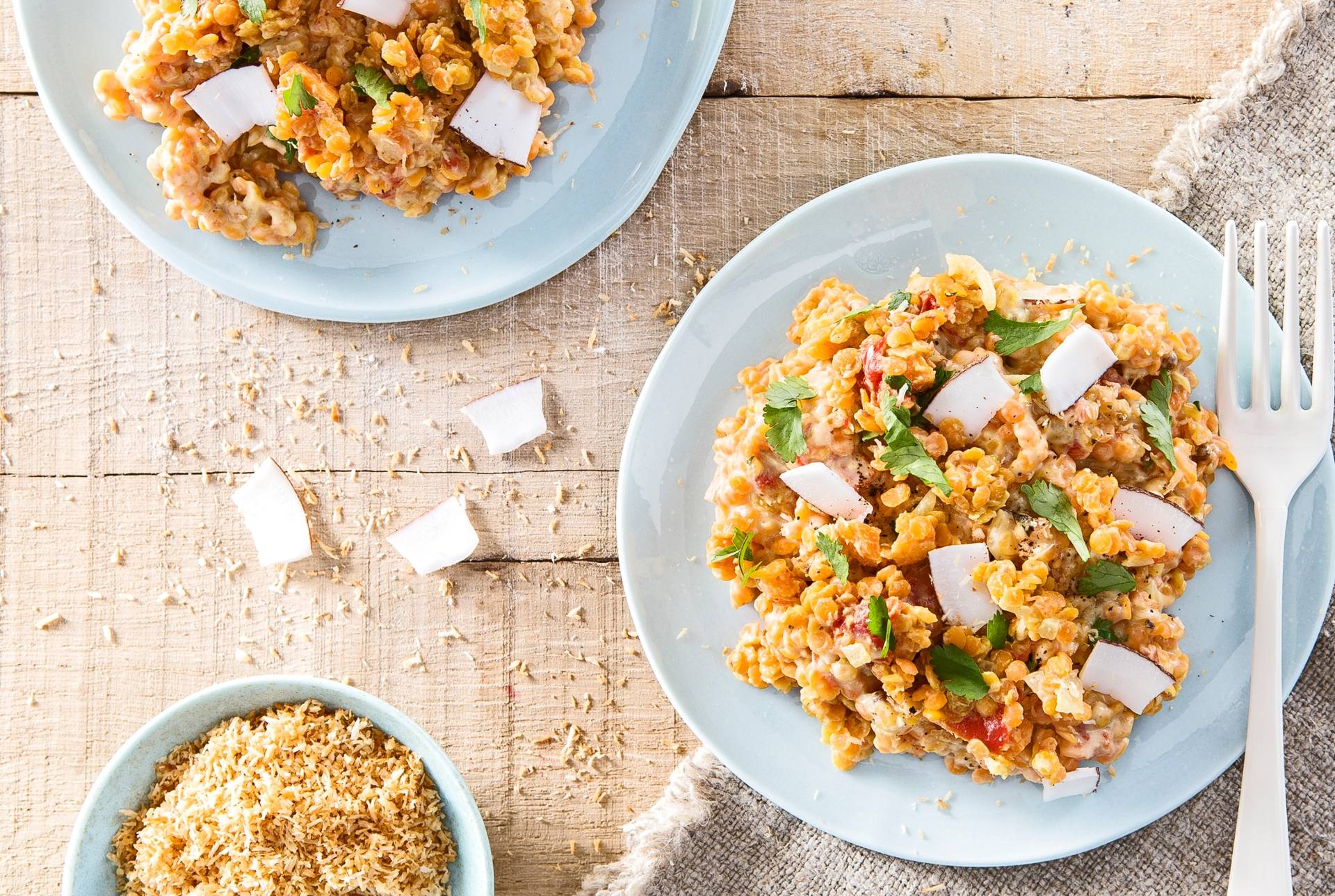 Rote-Linsen-Eintopf mit Kokosmilch - Rezepte Actifry Genius XL | Tefal
