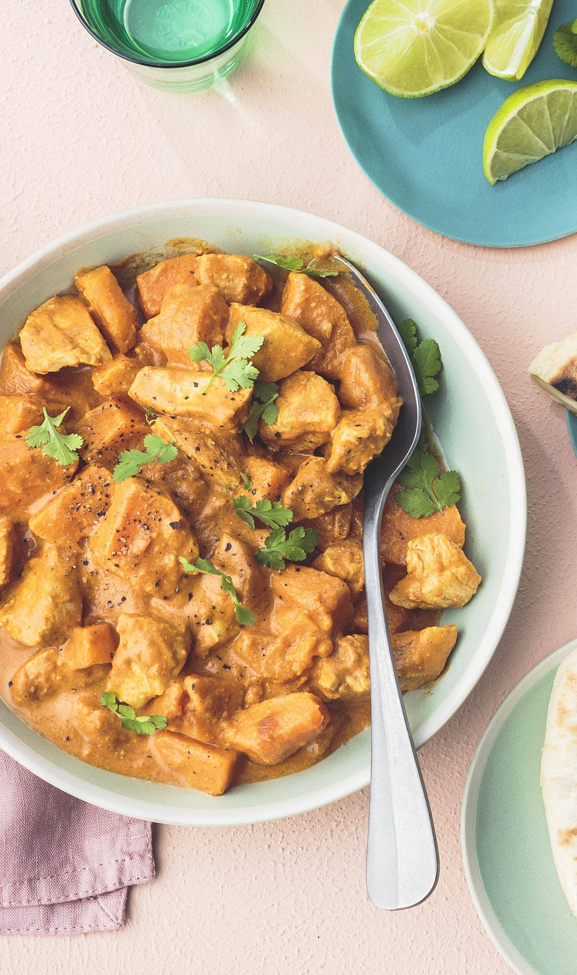 Curry aus Putenfleisch und Süßkartoffeln - Rezepte Turbo Cuisine & Fry | Tefal