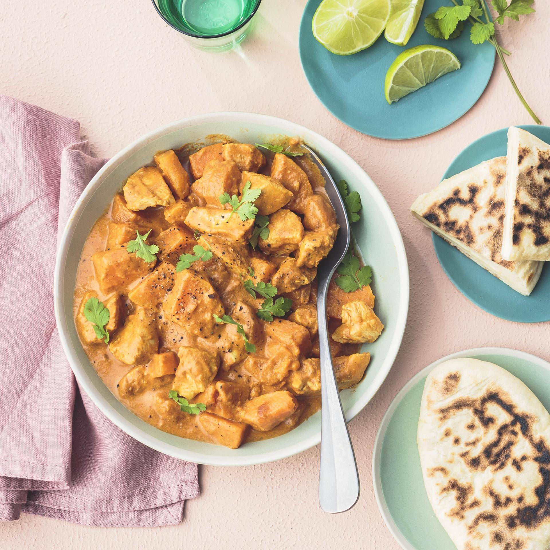 Curry aus Putenfleisch und Süßkartoffeln - Rezepte Turbo Cuisine & Fry | Tefal