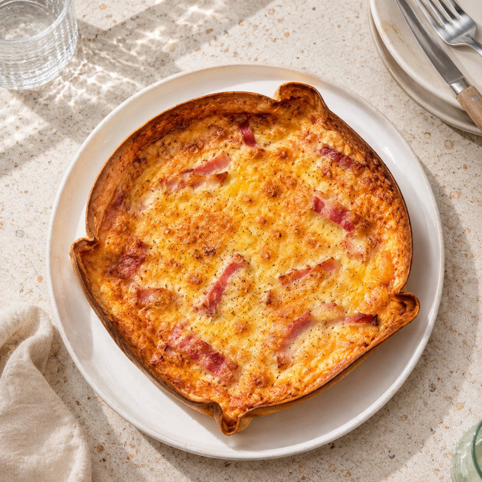 Frühstücks-Quesadilla mit Käse und Ei - Rezepte Crisp&Go 3P | Tefal