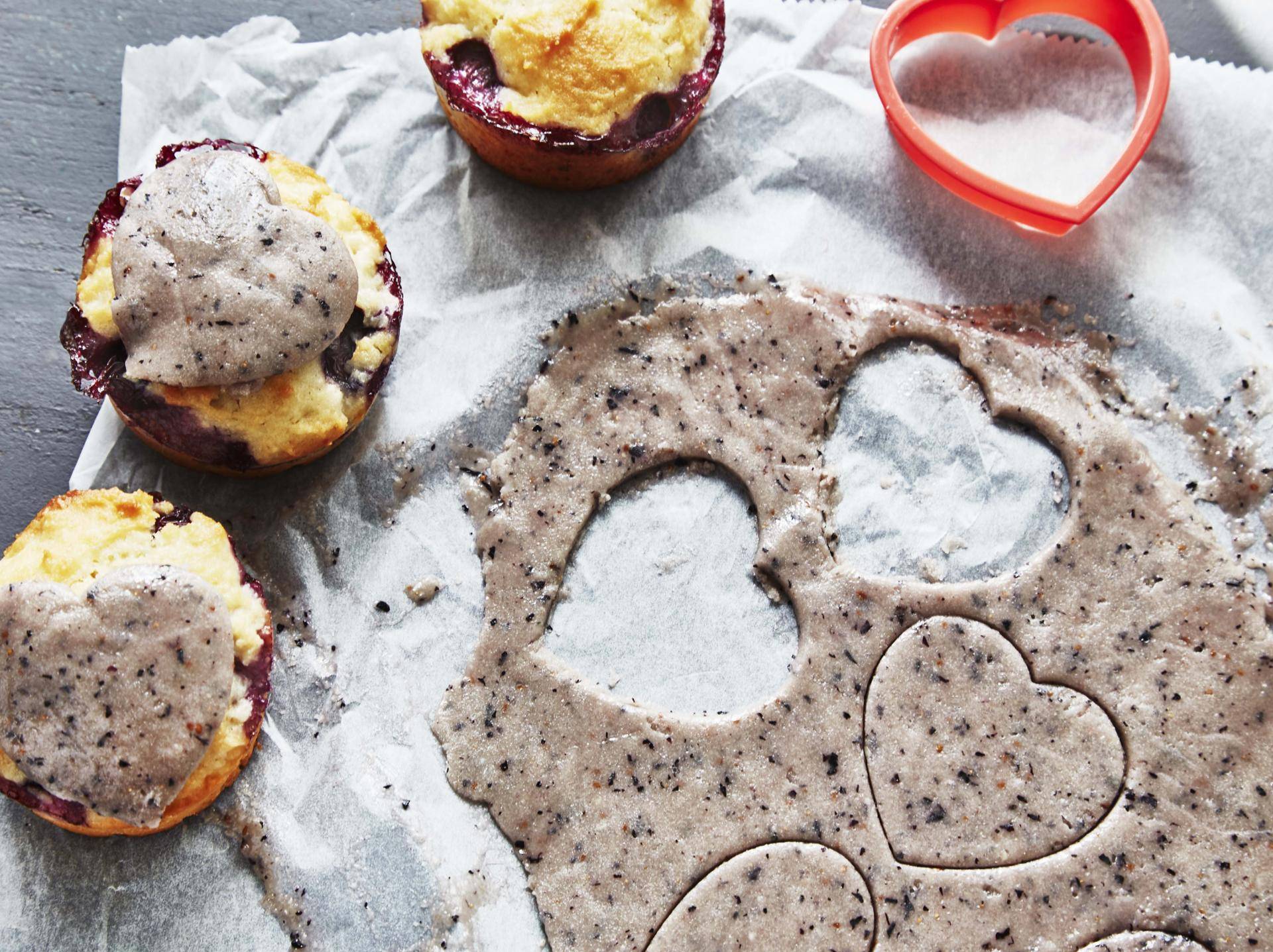 Vegane Blaubeer-Mandel-Cupcakes - Rezepte Cake Factory | Tefal