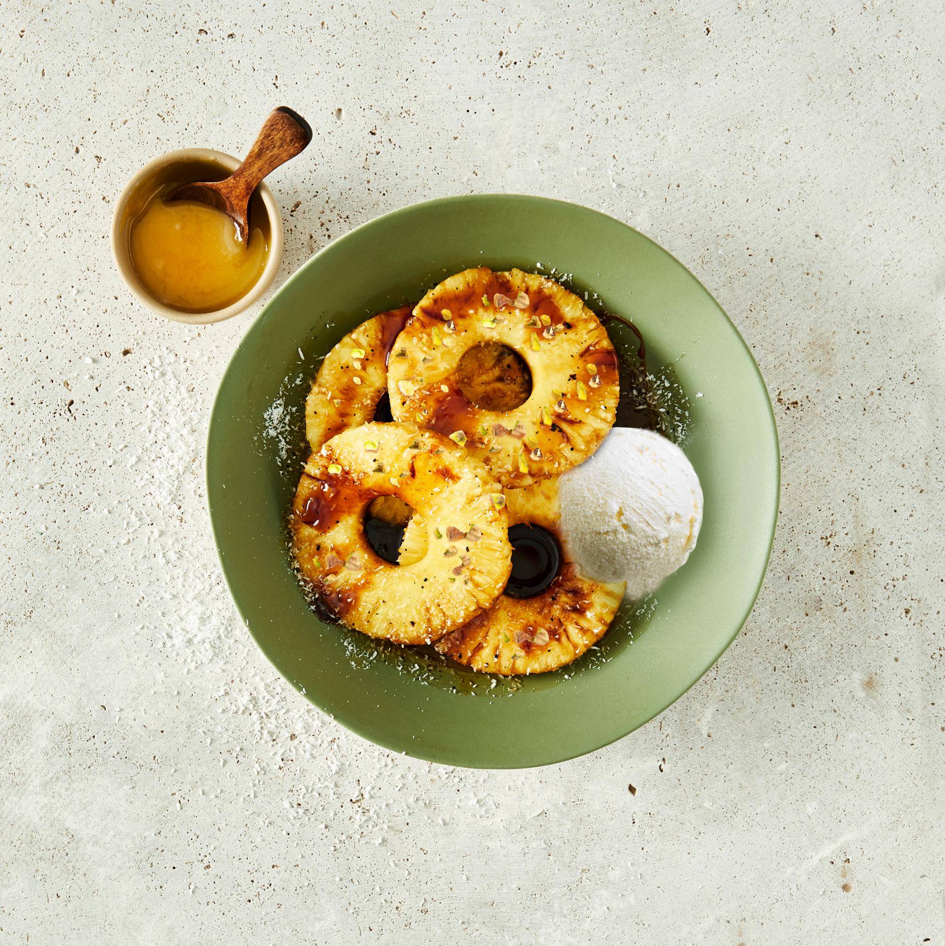 Karamellisierte Ananas - Rezepte Easy Fry Max | Tefal