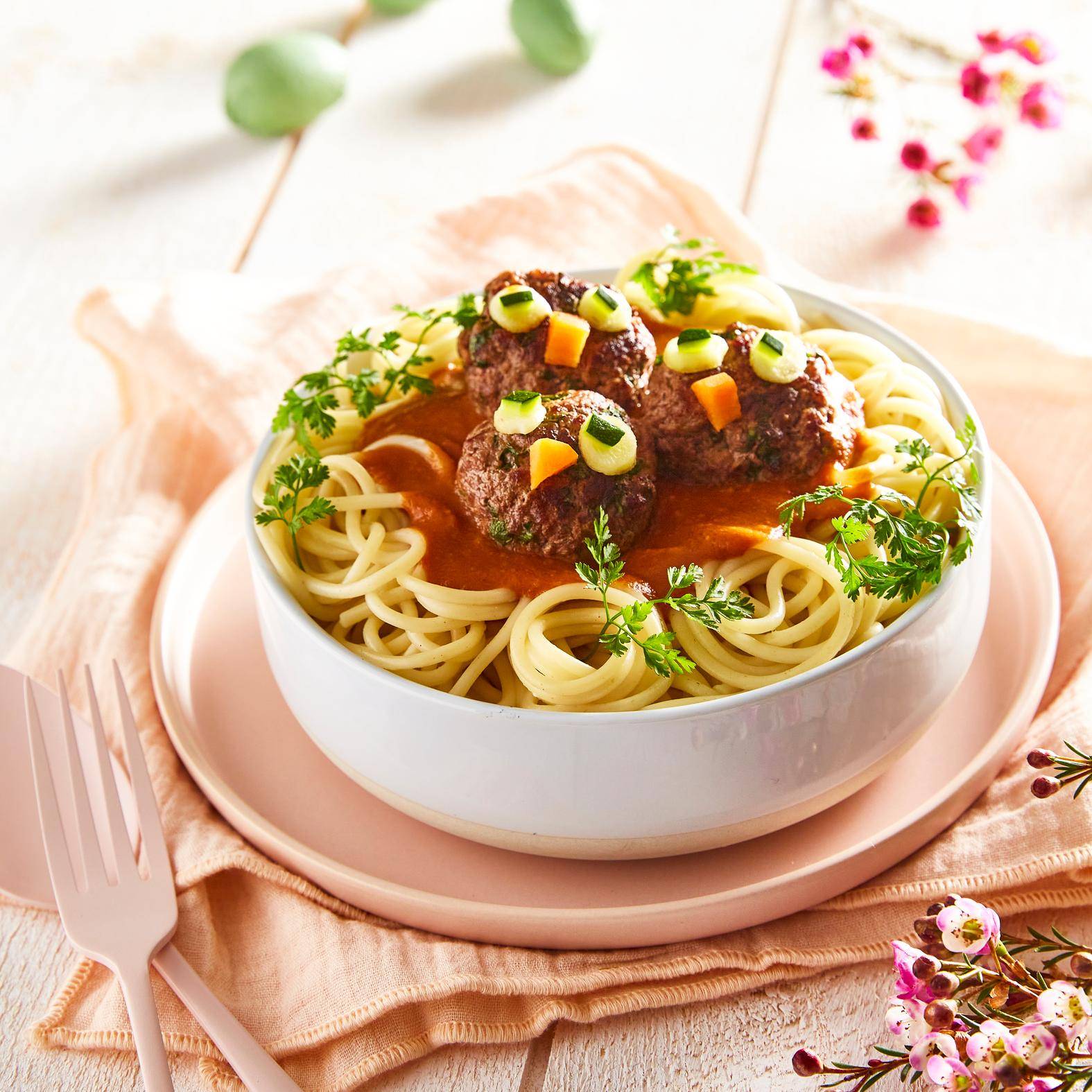Tomatensauce und Spaghetti-Nester - Rezepte Perfectmix Cook | Tefal