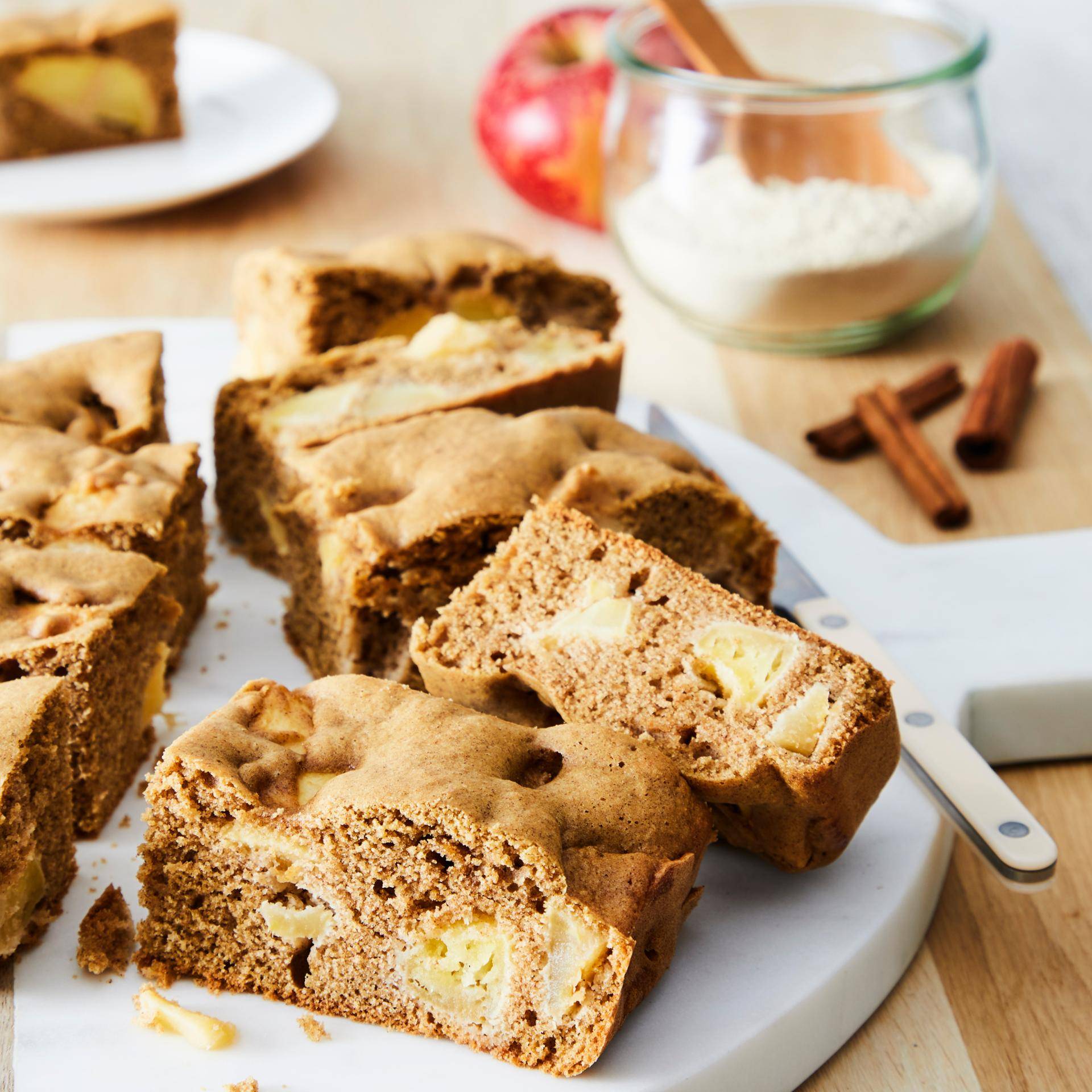 Gluten- und laktosefreier Apfel-Buchweizen-Kuchen - Rezepte Cake Factory | Tefal