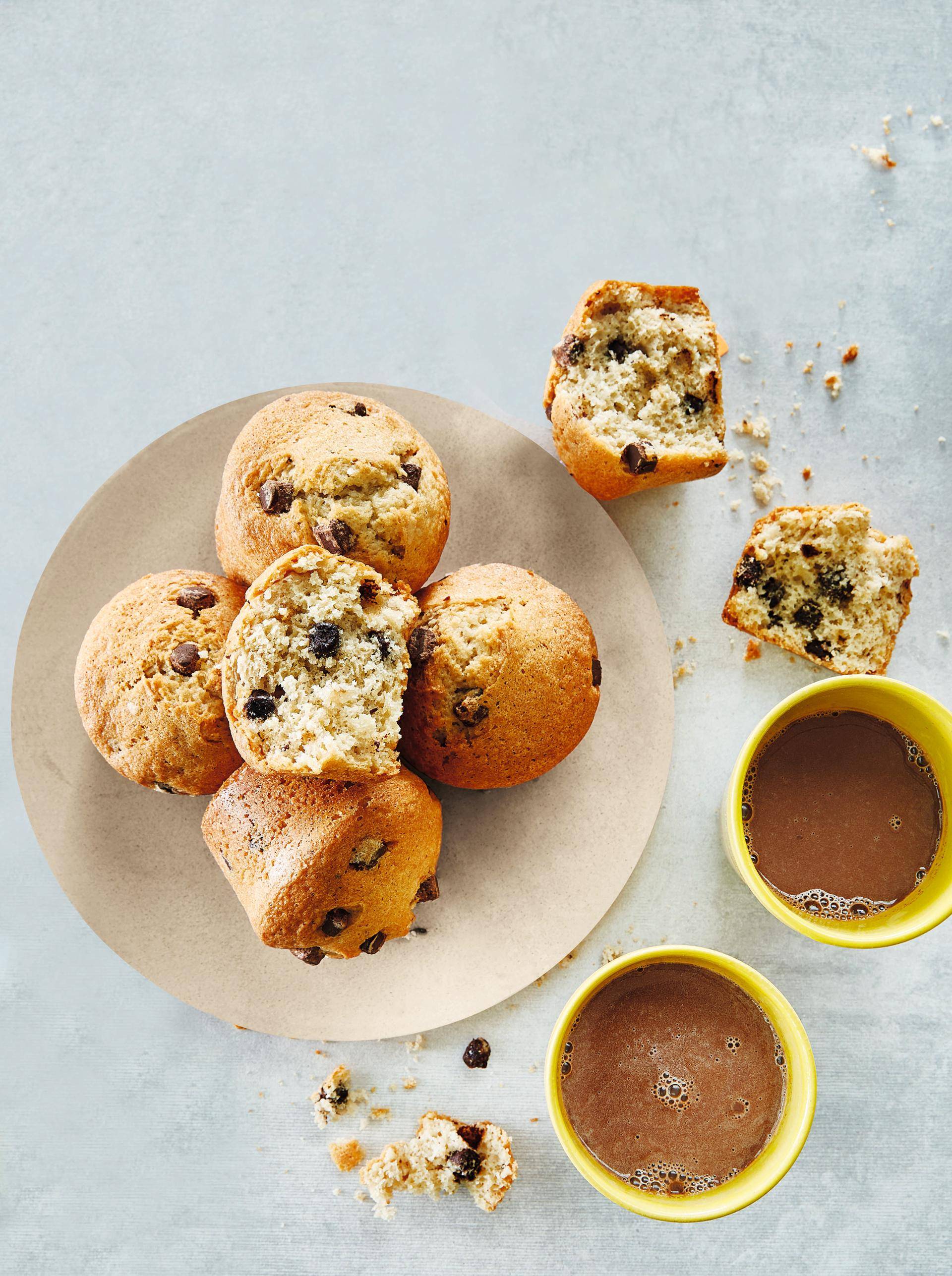 Schokoladenmuffins mit Stücken - Rezepte Easy Fry Mega | Tefal Schokoladenmuffins mit Stücken - Rezepte Easy Fry Mega | Tefal