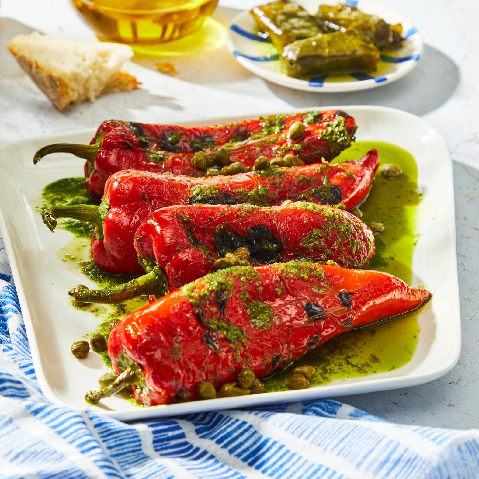 Gegrillte eingelegte Paprika - Rezepte OptiGrill 4in1 | Tefal
