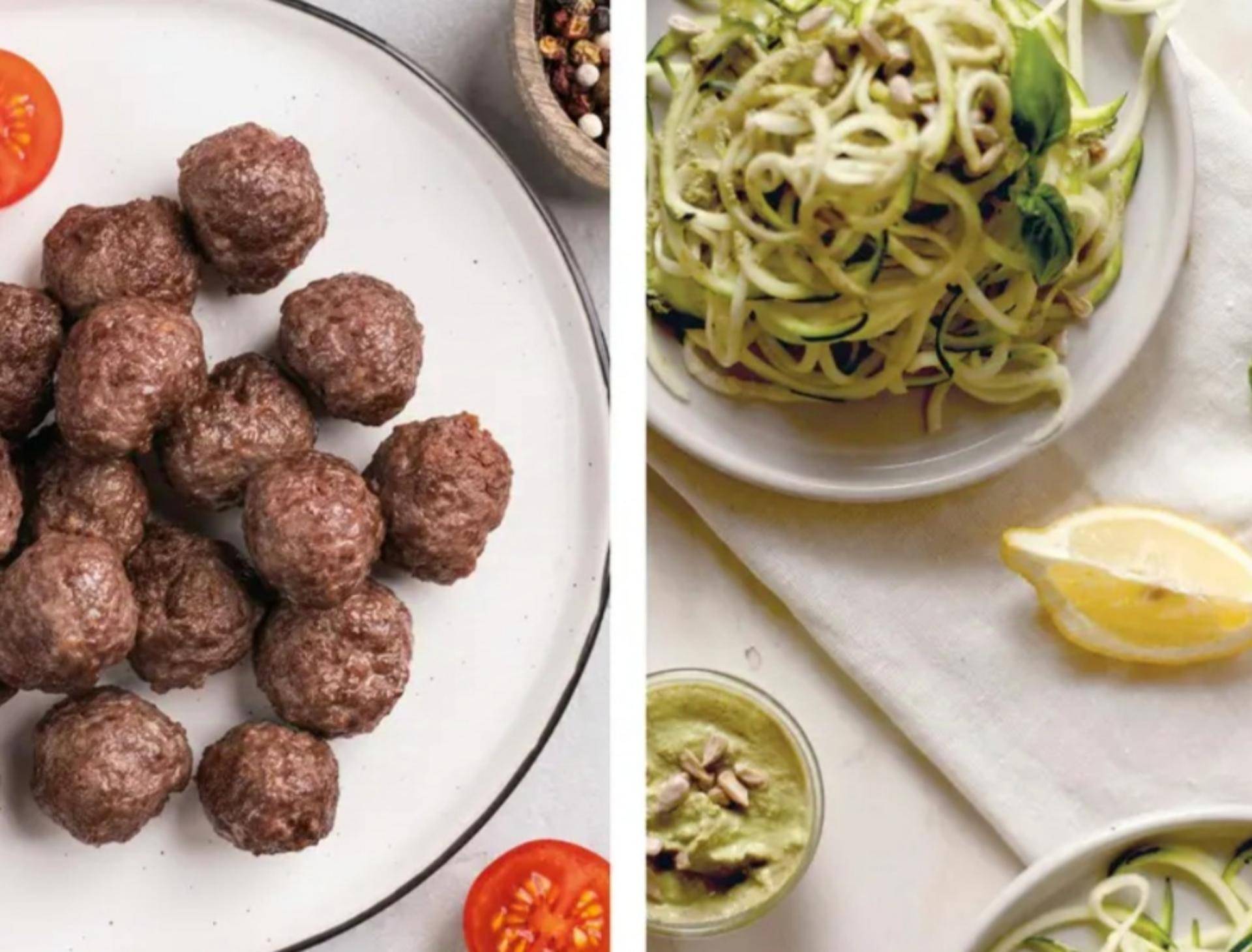 Fleischbällchen mit Zucchini Spaghetti - Rezepte DUAL EASY FRY XXL | Tefal