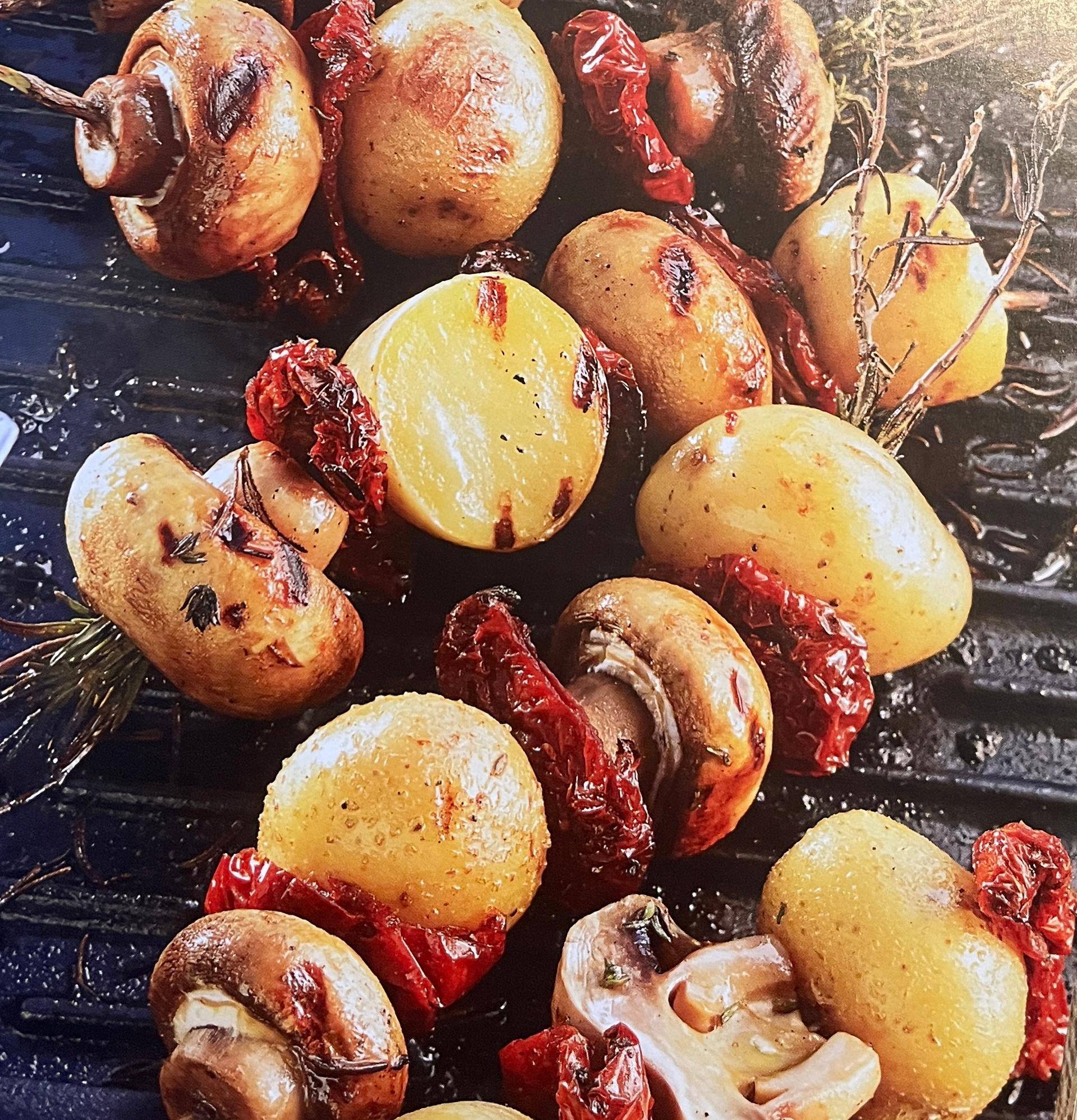 Champignons Spieße - Rezepte OptiGrill XL | Tefal