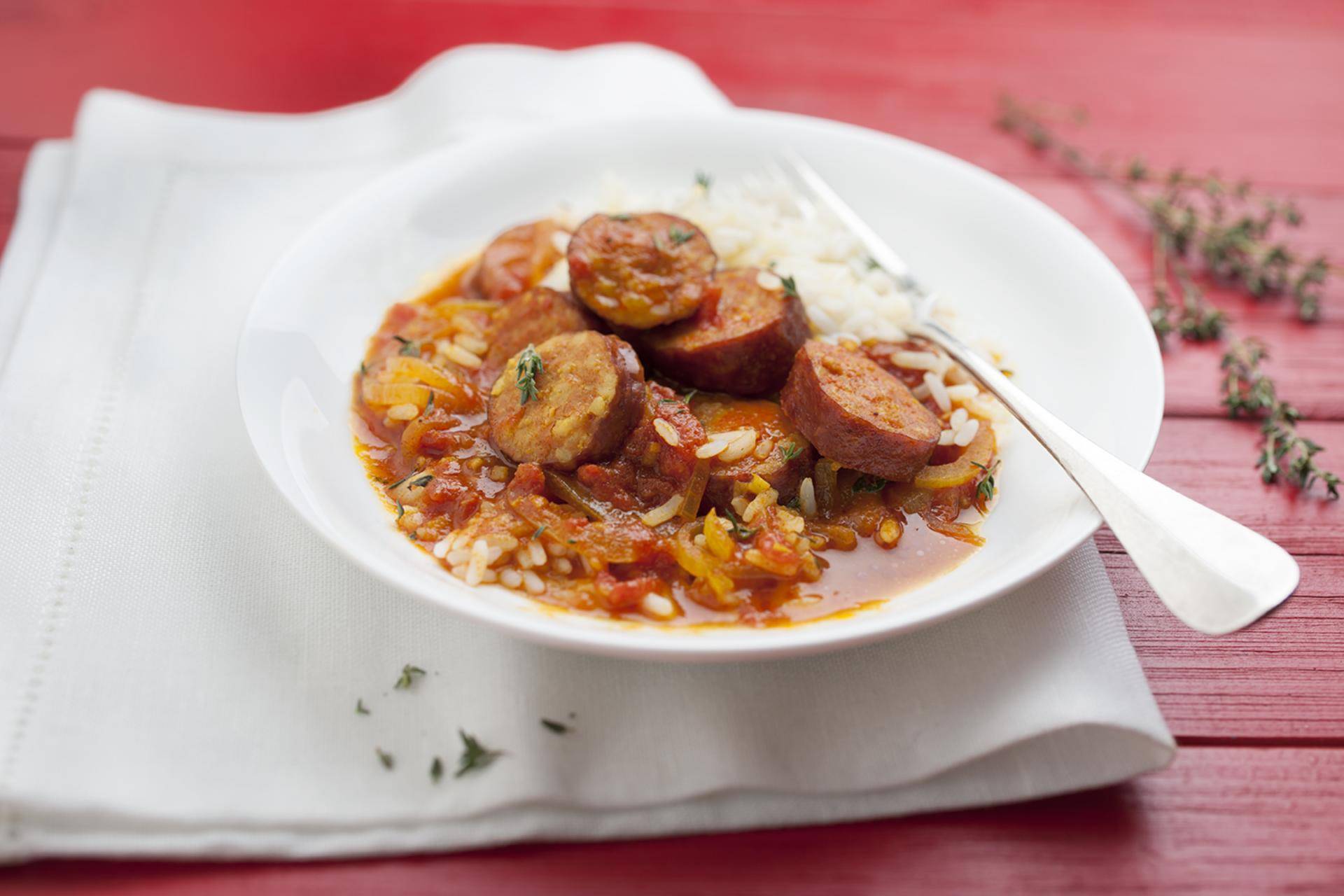 Würstchen Rougail - Rezepte Smartcook Fry | Tefal