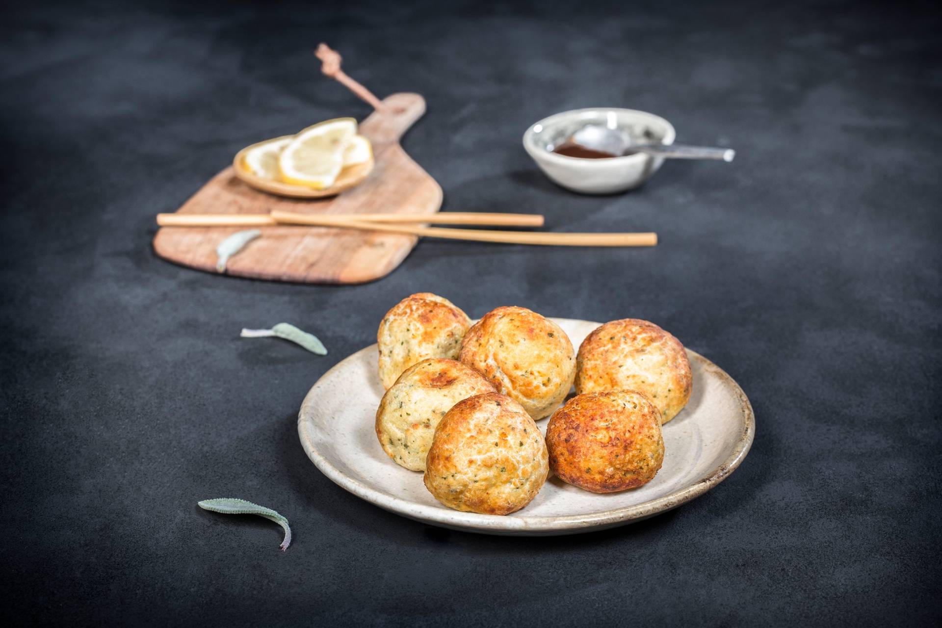 Hähnchenbällchen mit Zitrone und Petersilie - Rezepte Actifry Genius | Tefal