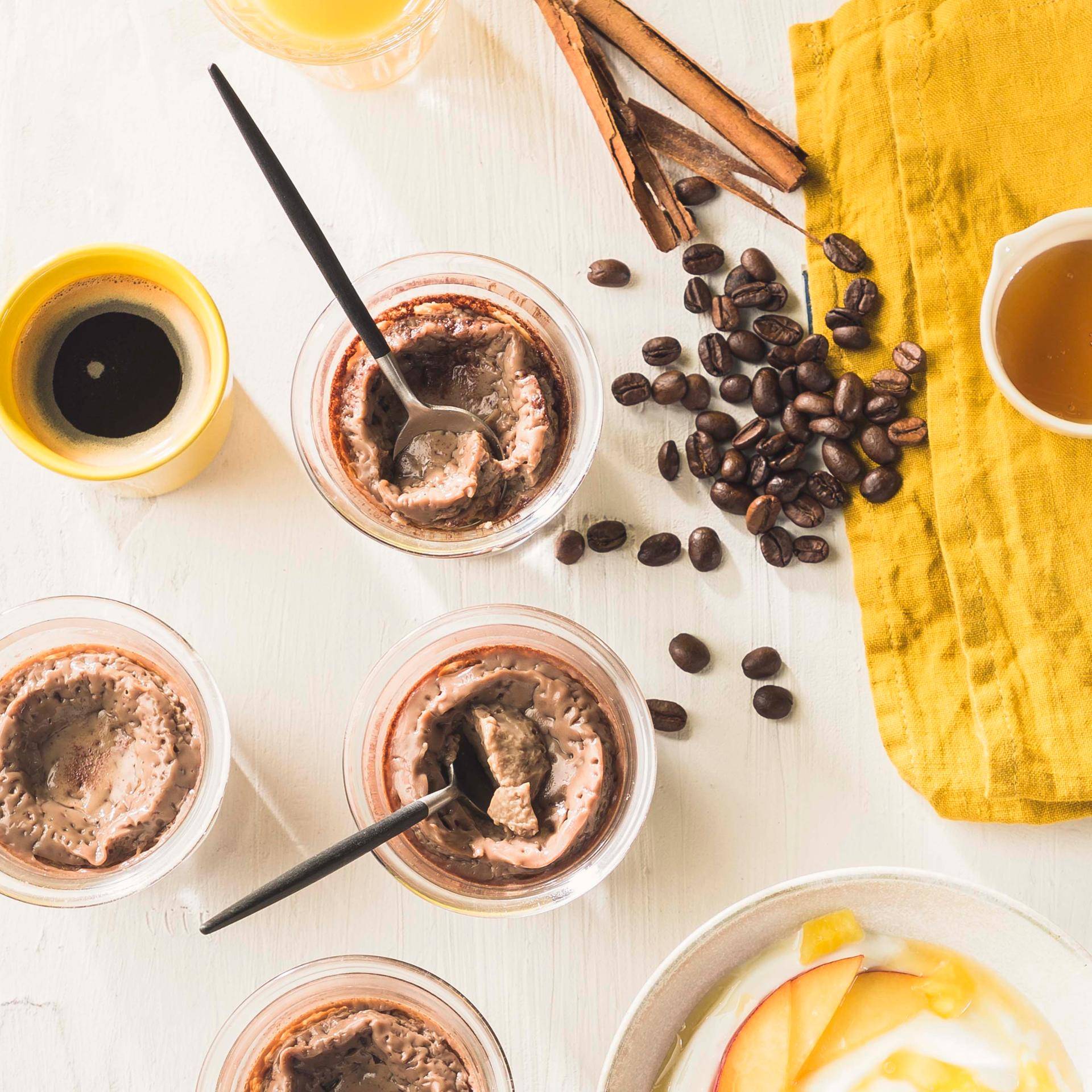 Espresso-Flans - Rezepte Easy fry Silence XL / Essential XL | Tefal