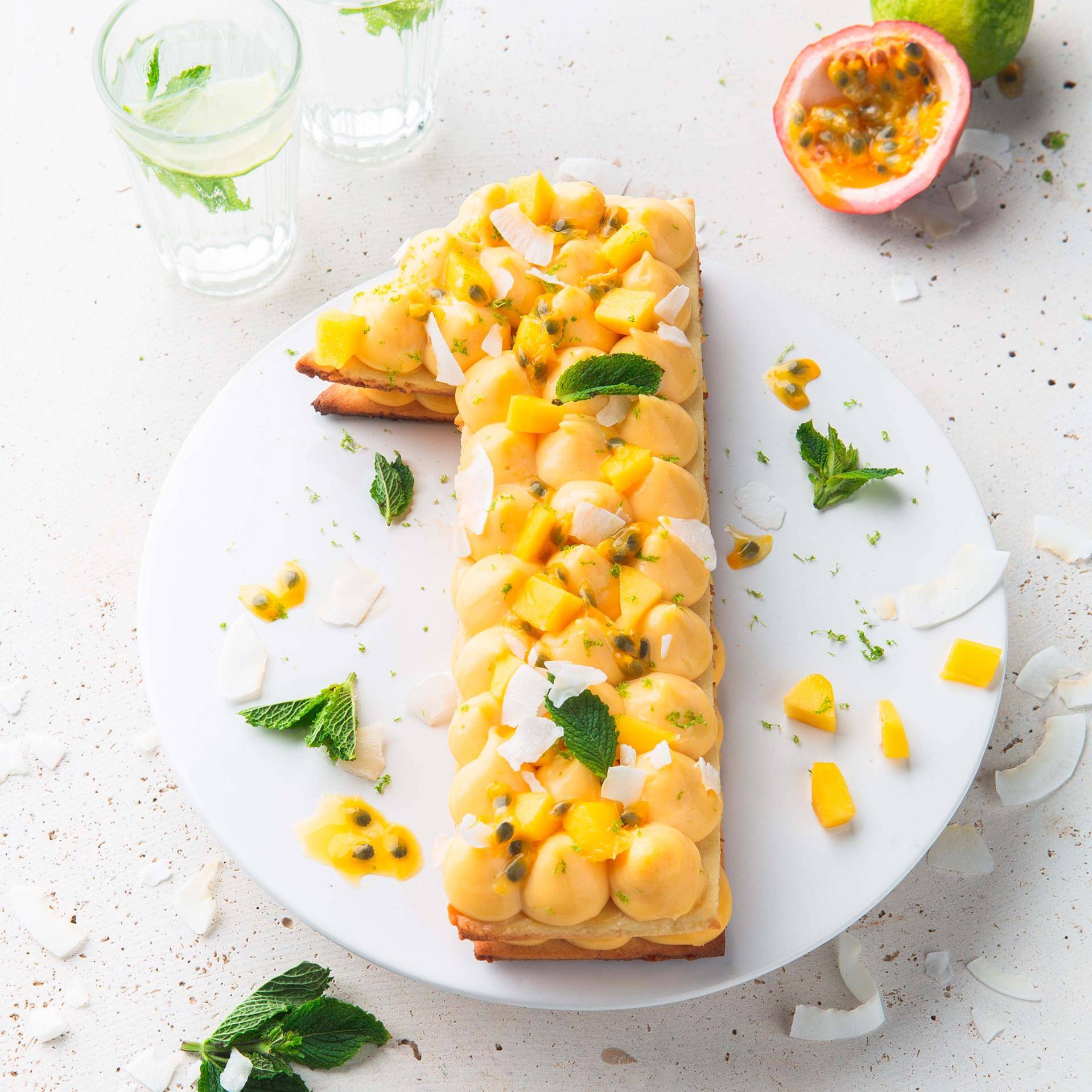 Exotischer Zahlen Kuchen - Rezepte Cake Factory | Tefal