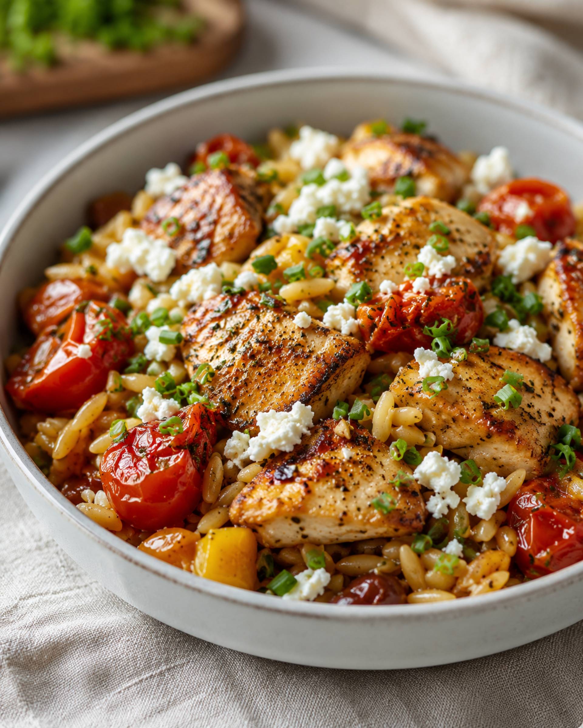 Mediterranes Hähnchen-Orzo - Rezepte Crisp&Go 3P | Tefal