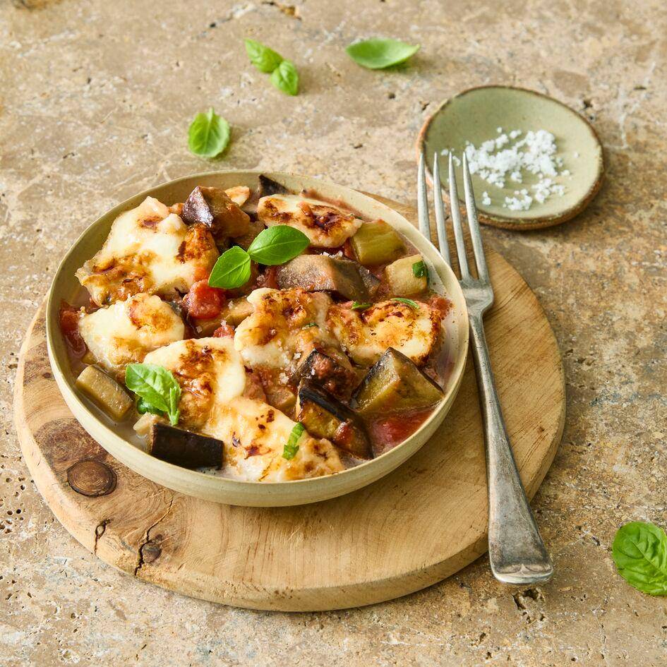 Gebratene Auberginen mit Mozzarella - Rezepte Smartcook Infinity Autostir | Tefal