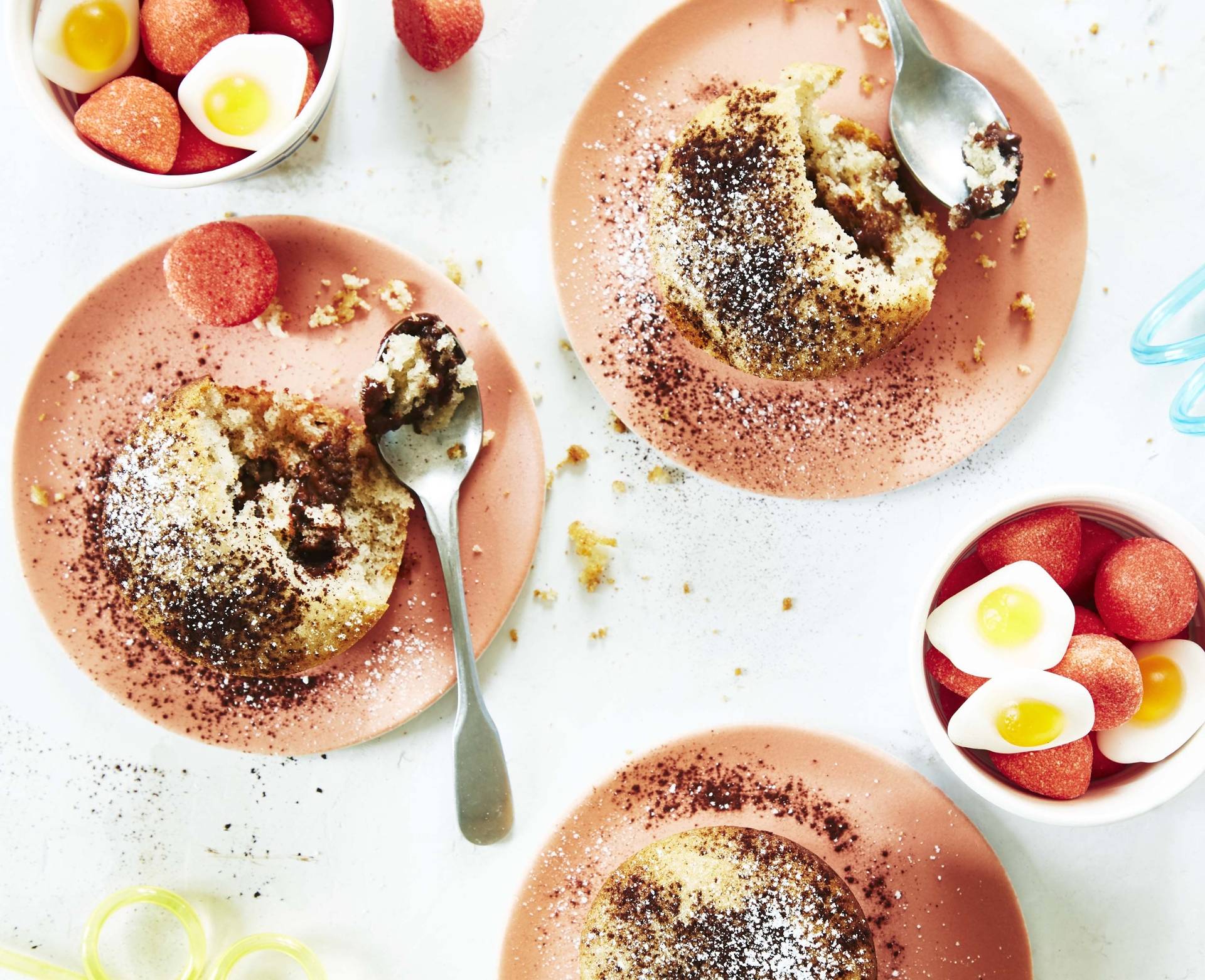 Bananen-Schoko-Küchlein mit flüssigem Kern - Rezepte Cake Factory | Tefal
