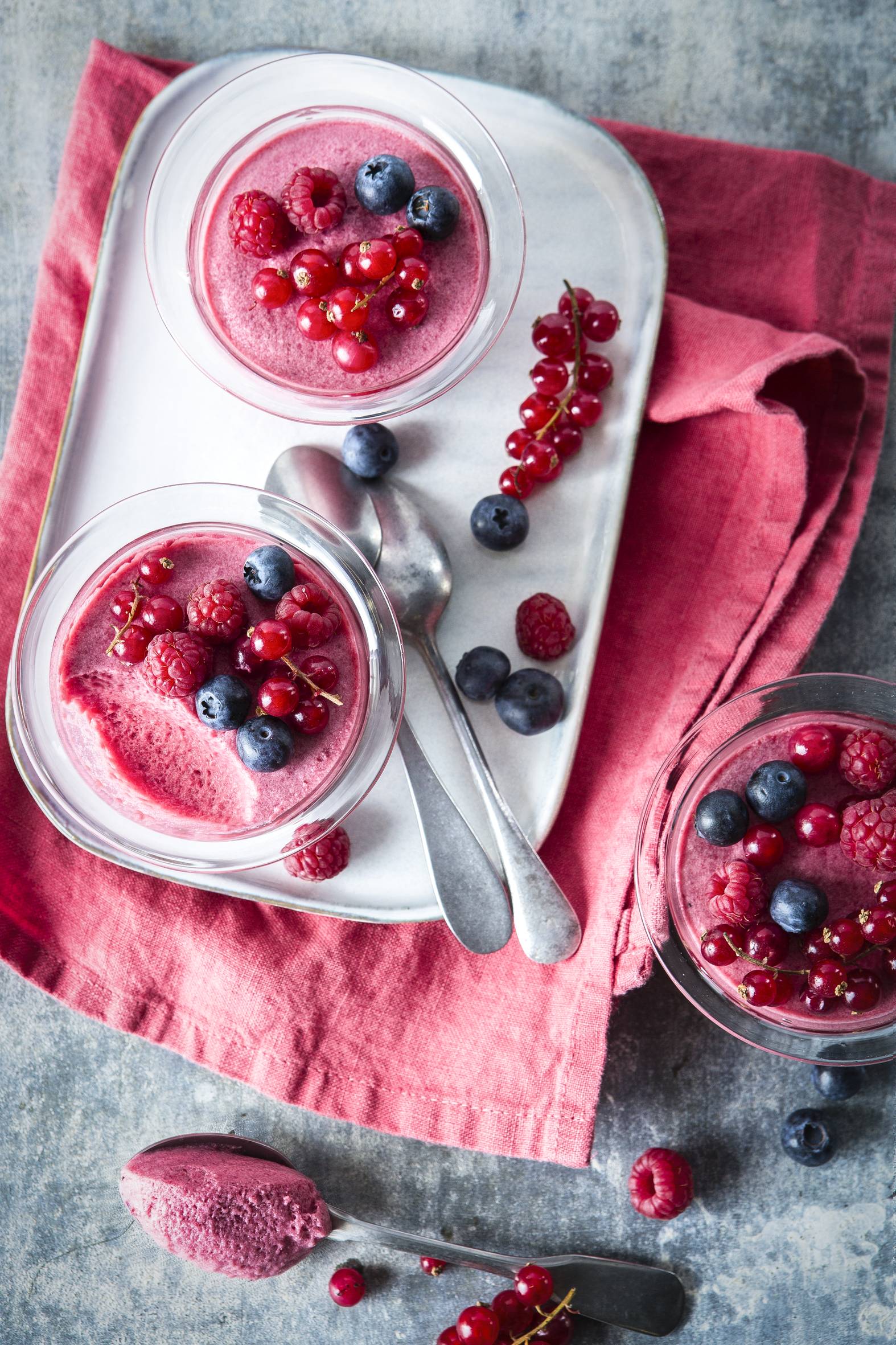 Rote Beeren Mousse - Rezepte undefined | Tefal