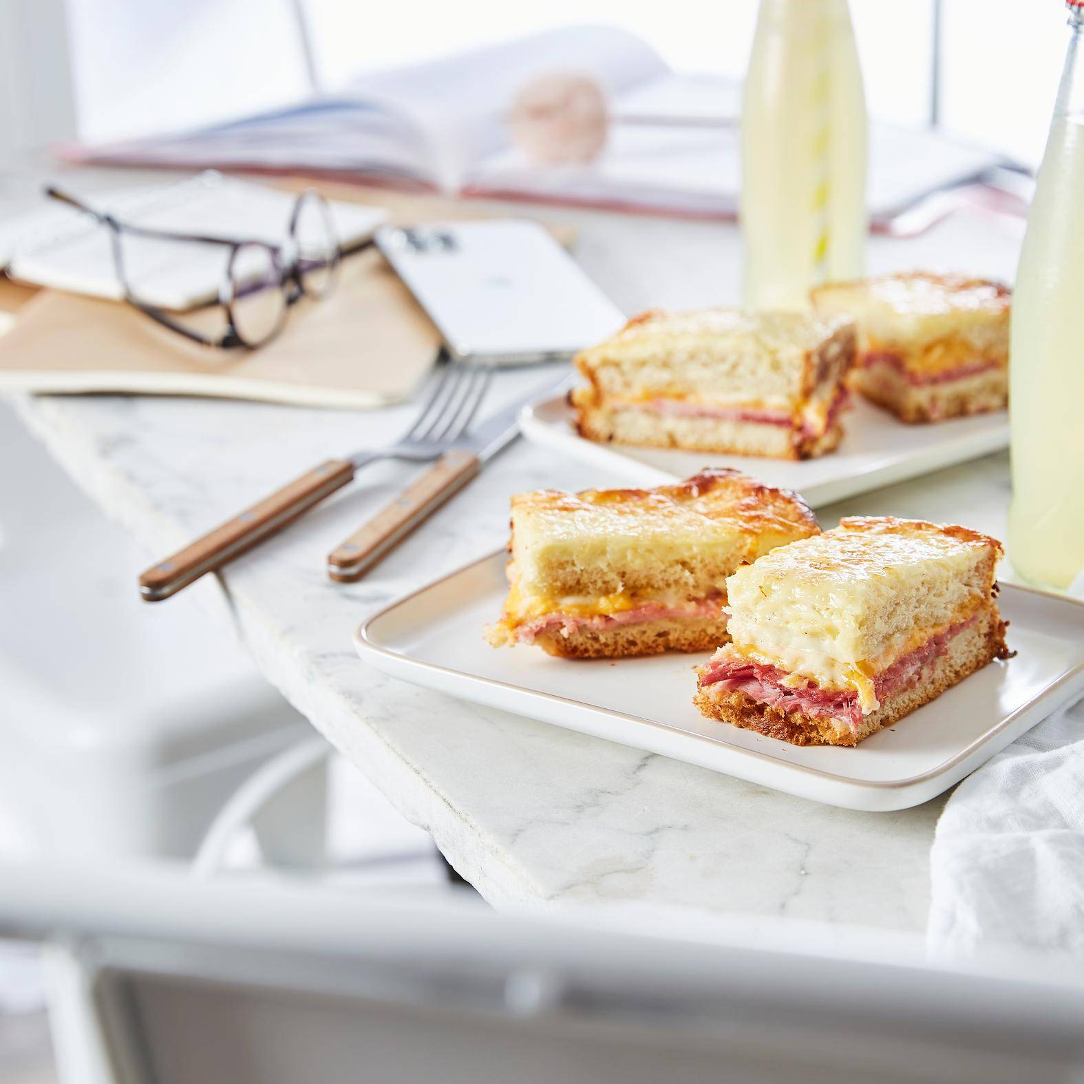 Schinken-Käse-Croque-Kuchen - Rezepte Cake Factory | Tefal