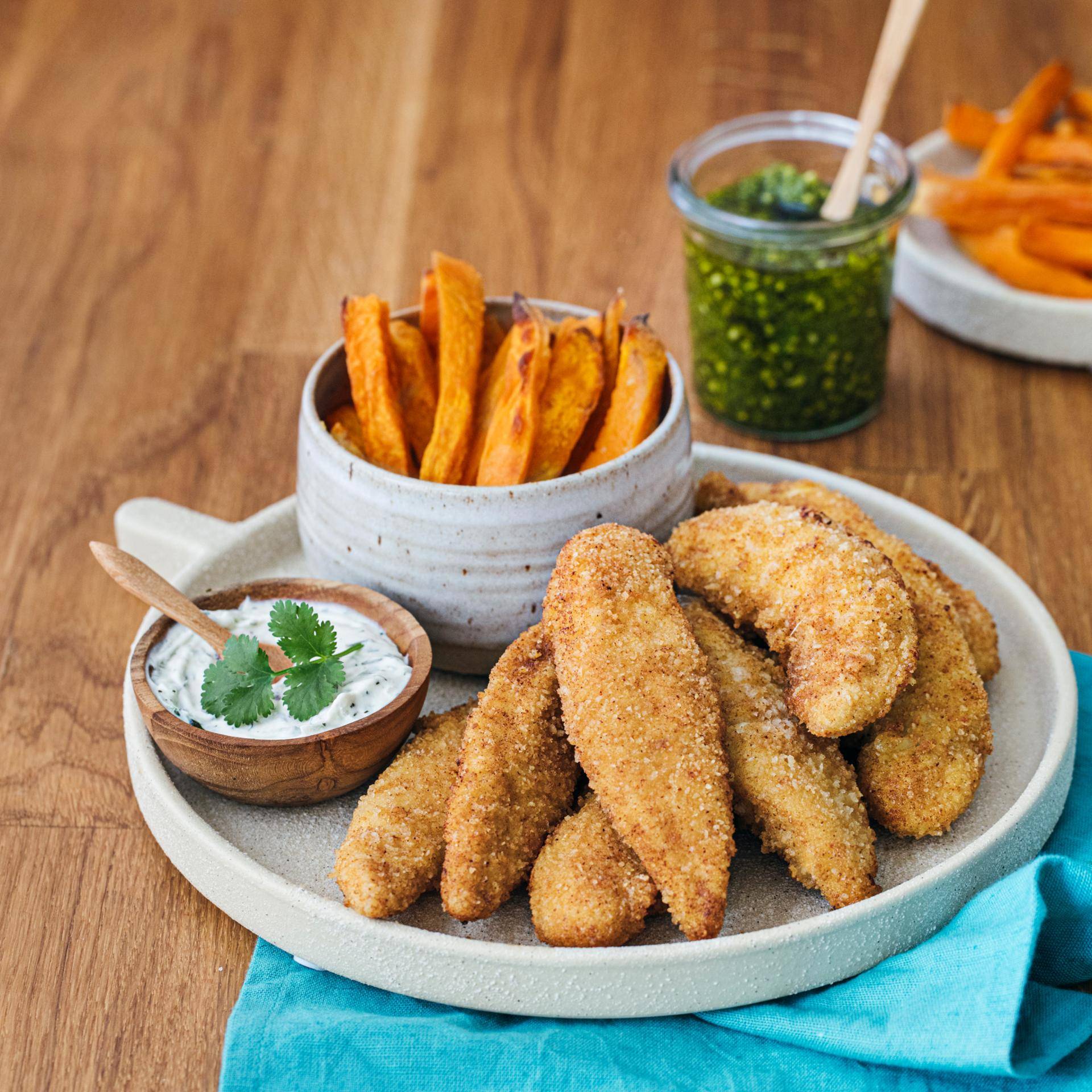 Huhn und Süßkartoffeln - Rezepte EASY FRY & GRILL 2 in 1 XXL | Tefal