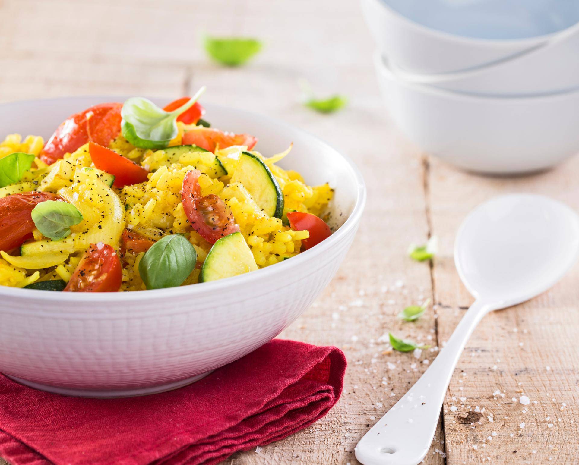 Zucchini-Tomaten-Pfanne - Rezepte Actifry Genius XL | Tefal