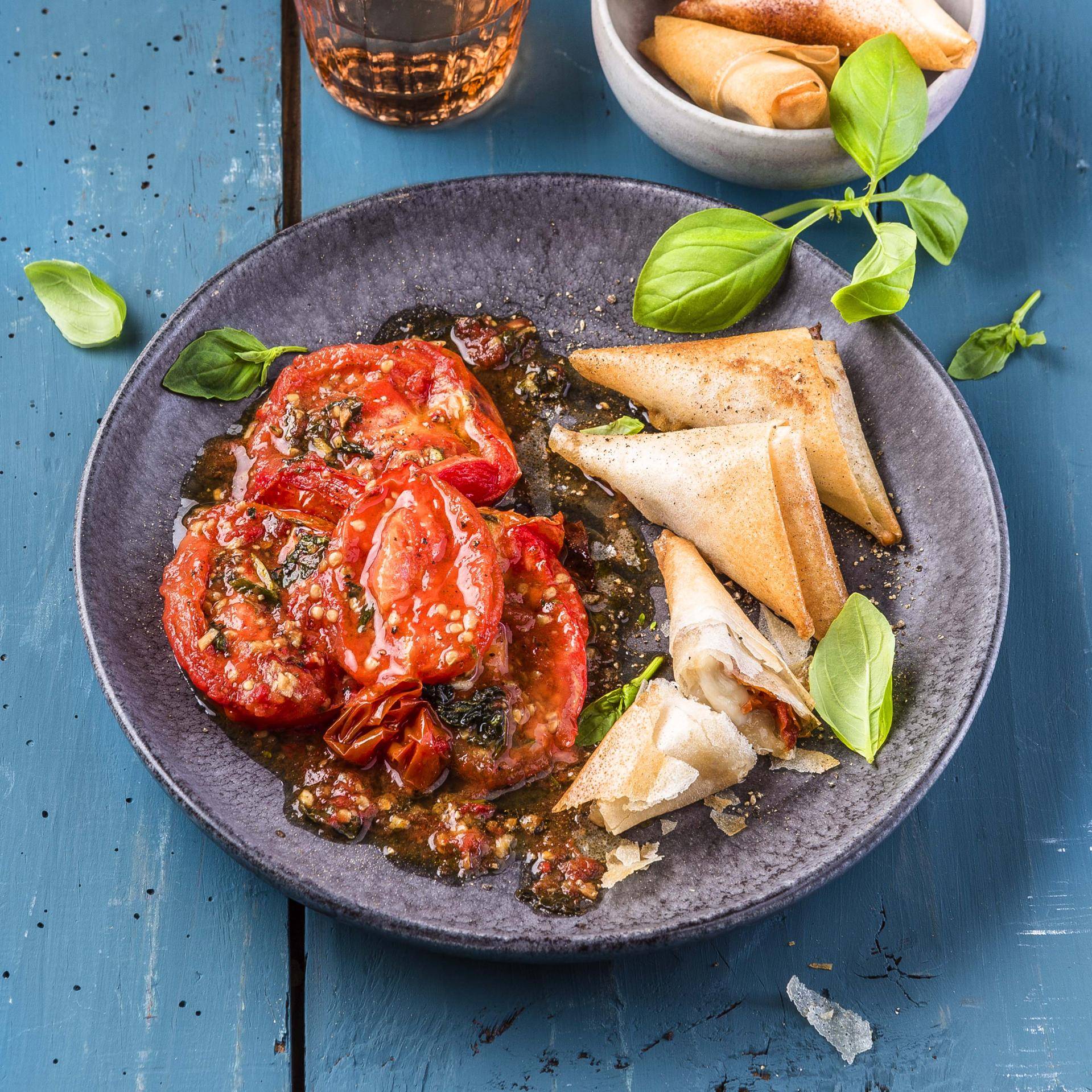 Italienische Samosas, Tomatenkompott - Rezepte Actifry Genius XL 2in1 | Tefal