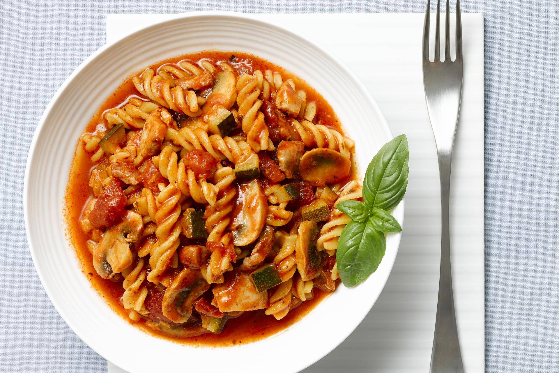 Fusilli mit Huhn und Champignons - Rezepte undefined | Tefal