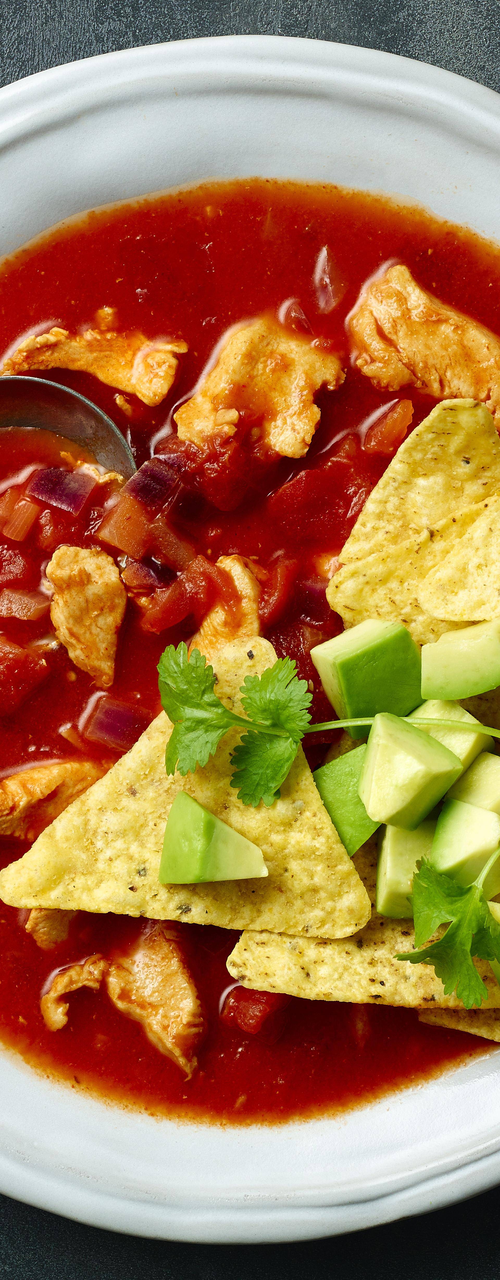 Tomatentortilla-Suppe - Rezepte | Tefal