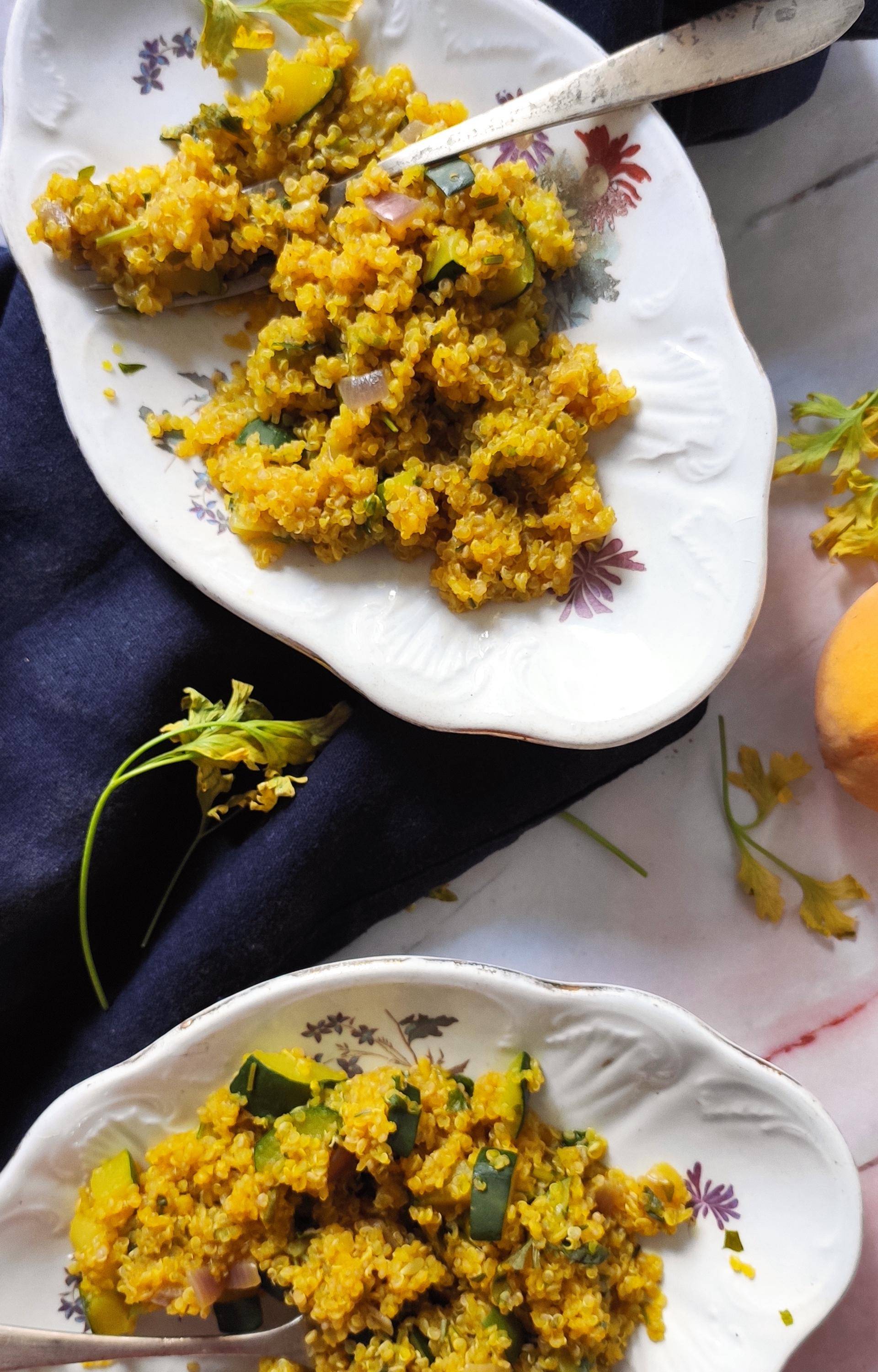 Aromatischer Safran-Quinoa mit Cashewnüssen und Rosinen - Rezepte | Tefal