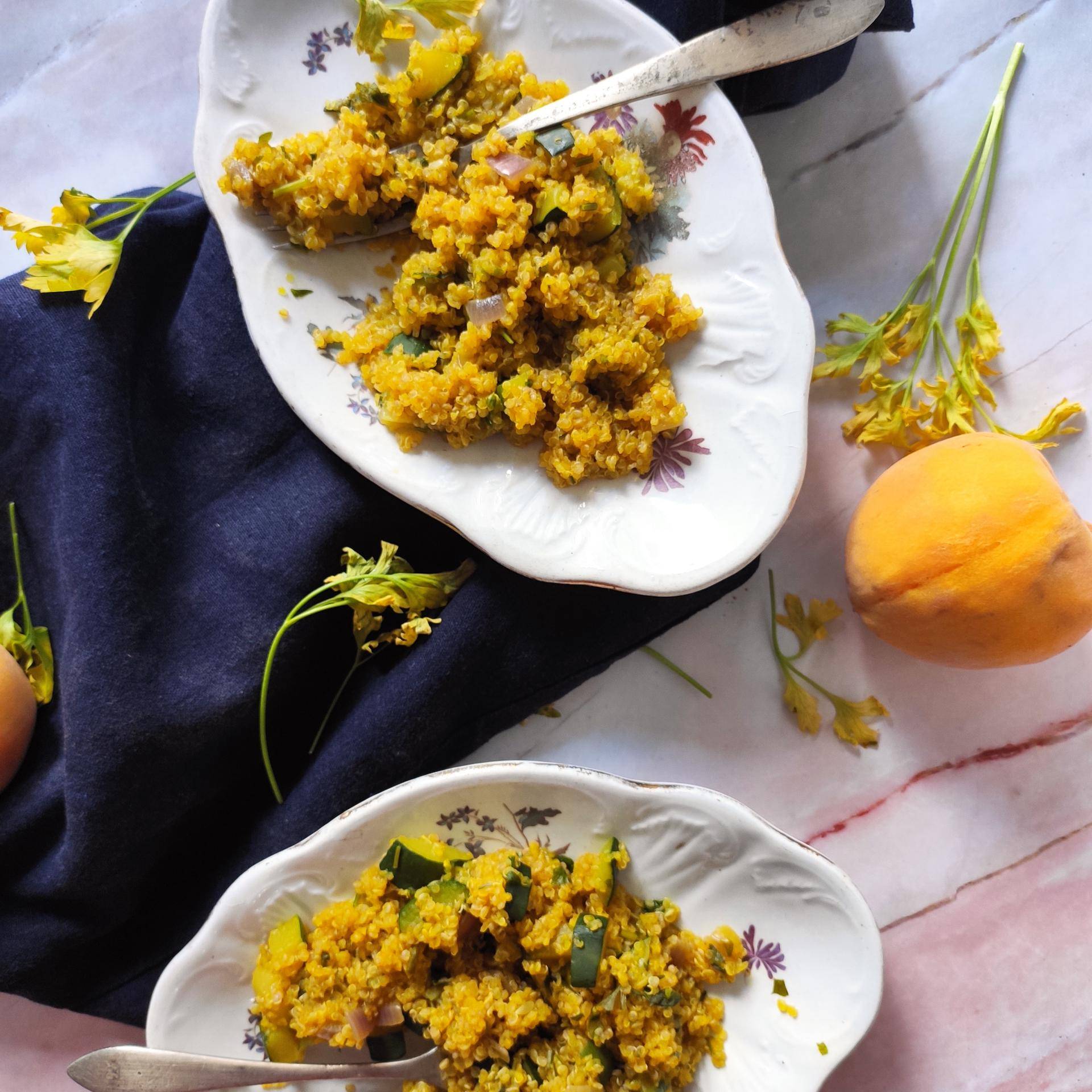 Aromatischer Safran-Quinoa mit Cashewnüssen und Rosinen - Rezepte | Tefal